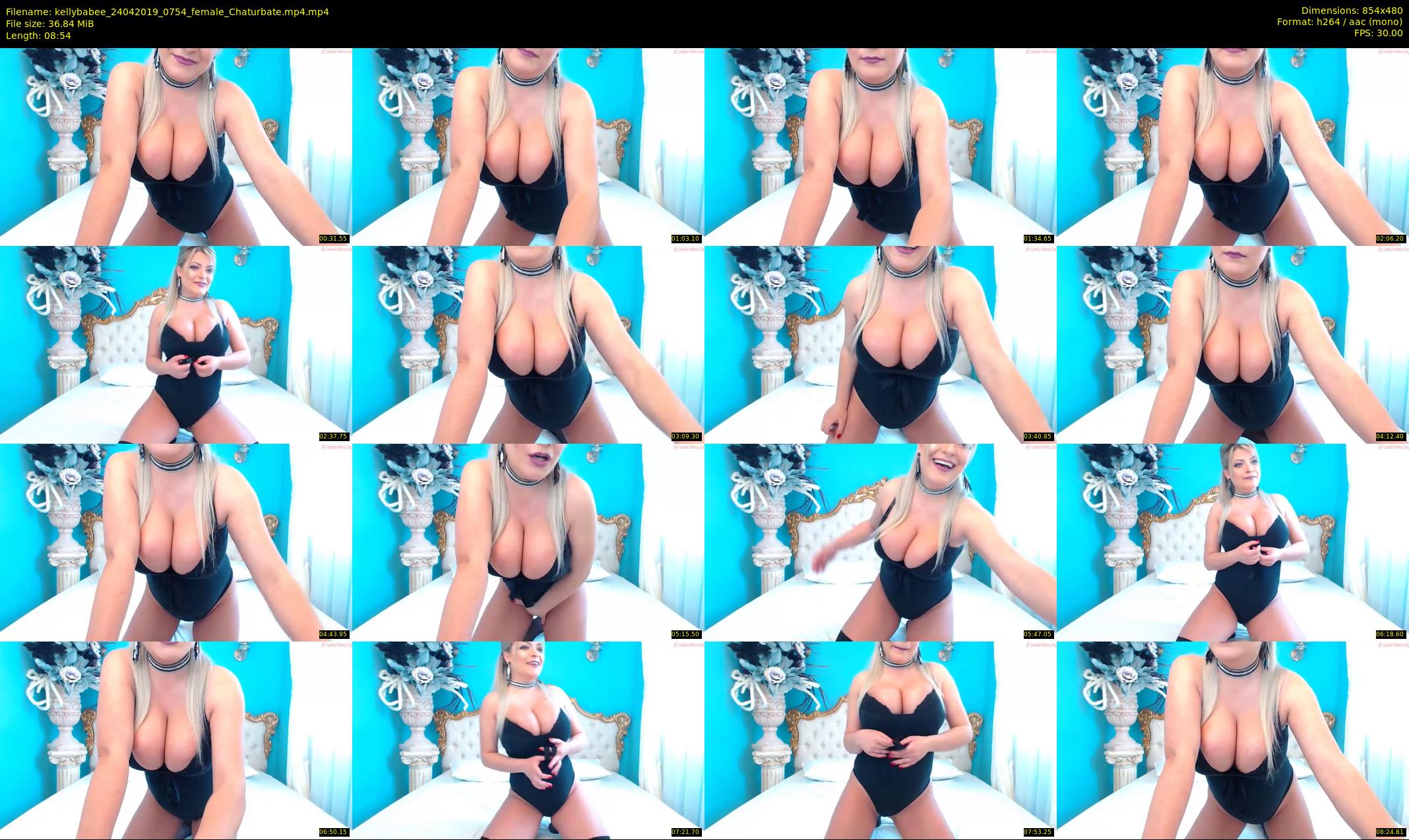 kellybabee — 9 minute Chaturbate female cam show recording, 480p, Apr 24, 2019