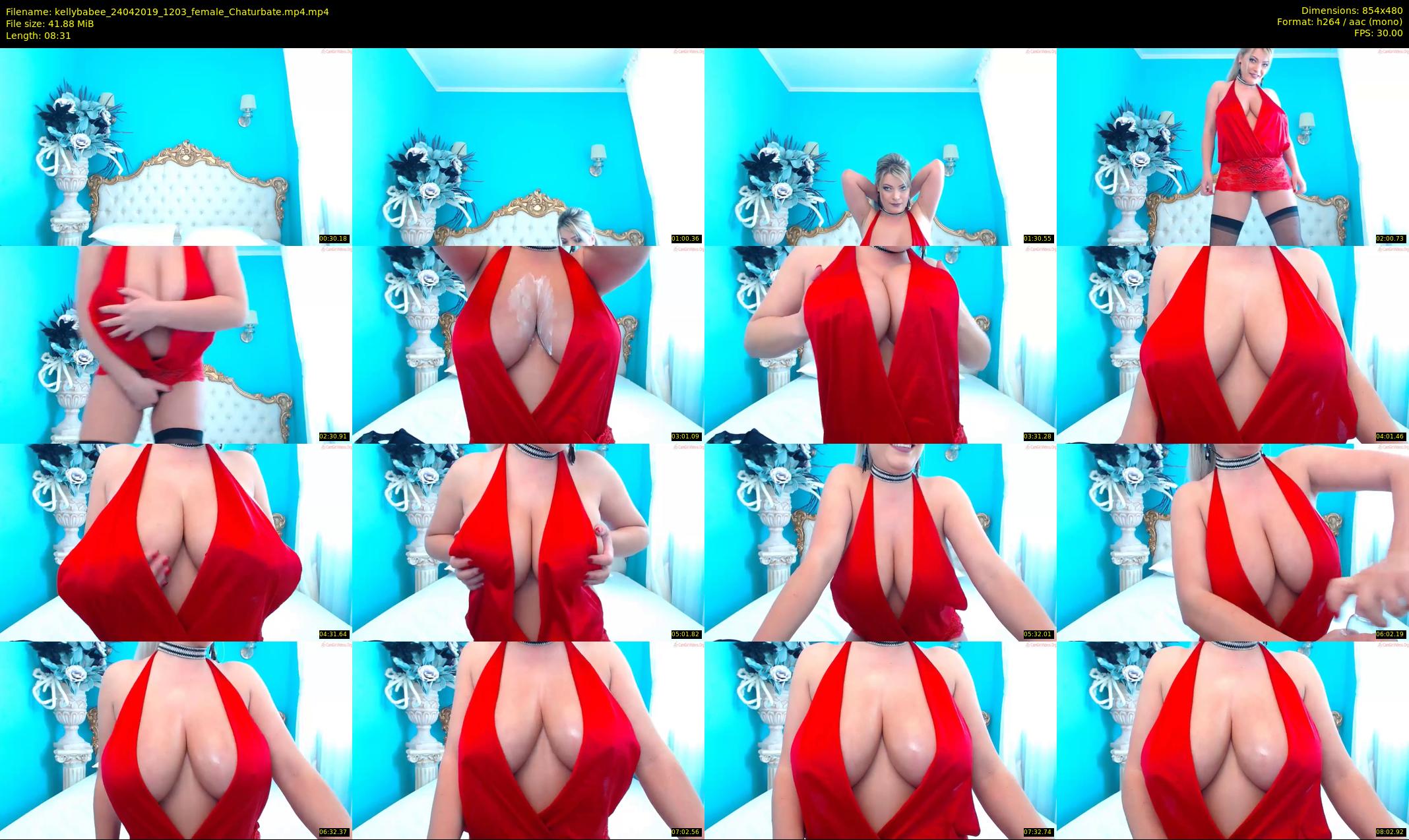 kellybabee — 9 minute Chaturbate female cam show recording, 480p, Apr 24, 2019