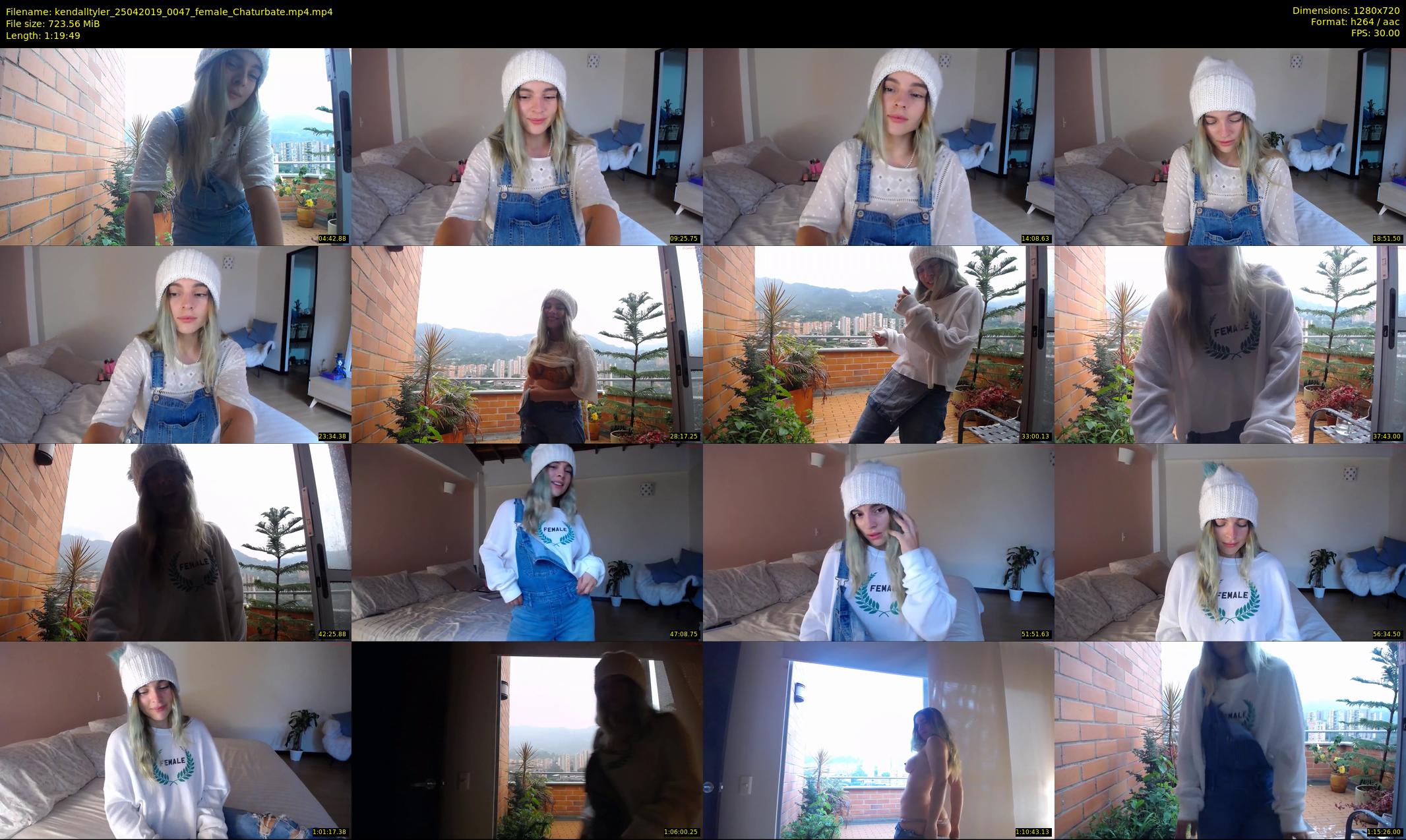kendalltyler — 80 minute Chaturbate female cam show recording, 720p, Apr 25, 2019