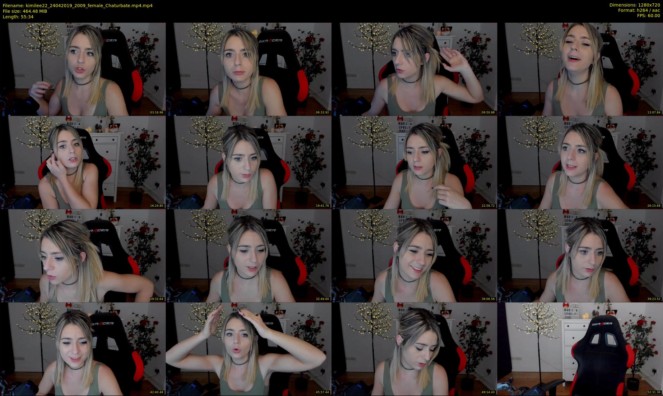 kimilee22 — 56 minute Chaturbate female cam show recording, 720p, Apr 24, 2019