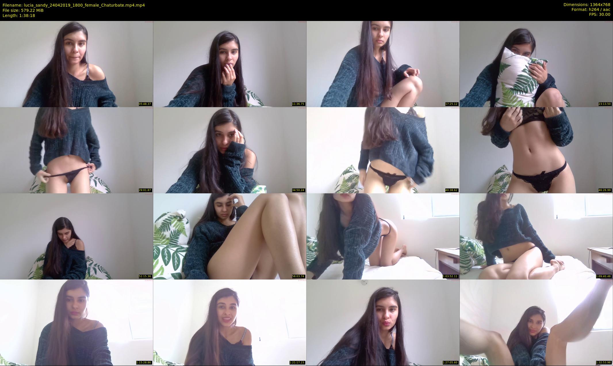 lucia_sandy — 99 minute Chaturbate female cam show recording, 720p, Apr 24, 2019