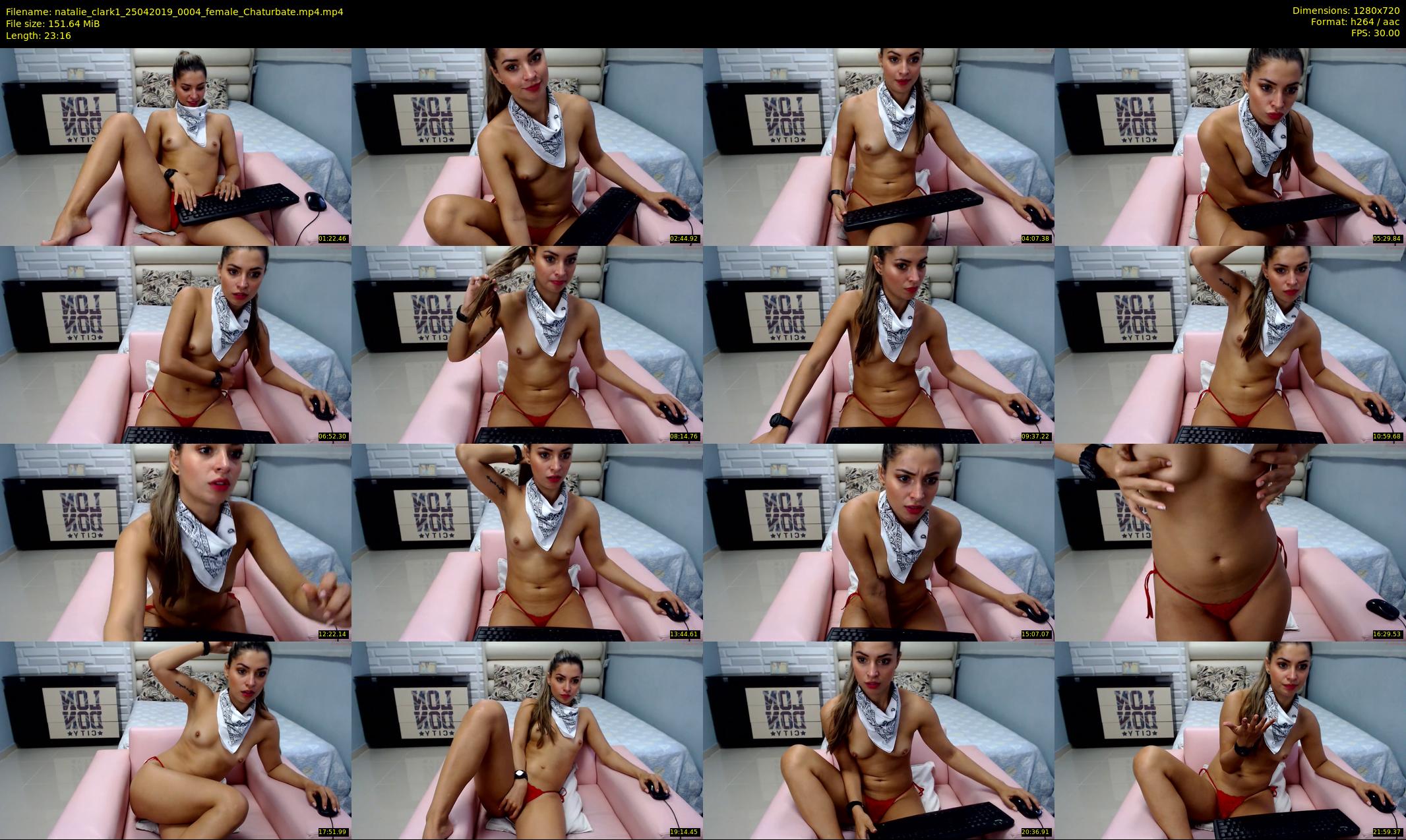 natalie_clark1 — 24 minute Chaturbate female cam show recording, 720p, Apr 25, 2019