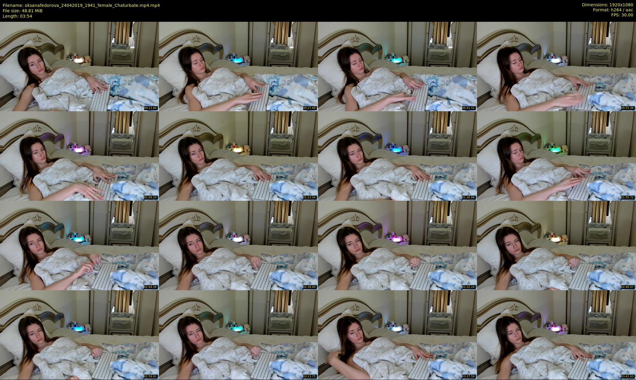 oksanafedorova — 4 minute Chaturbate female cam show recording, 1080p, Apr 24, 2019