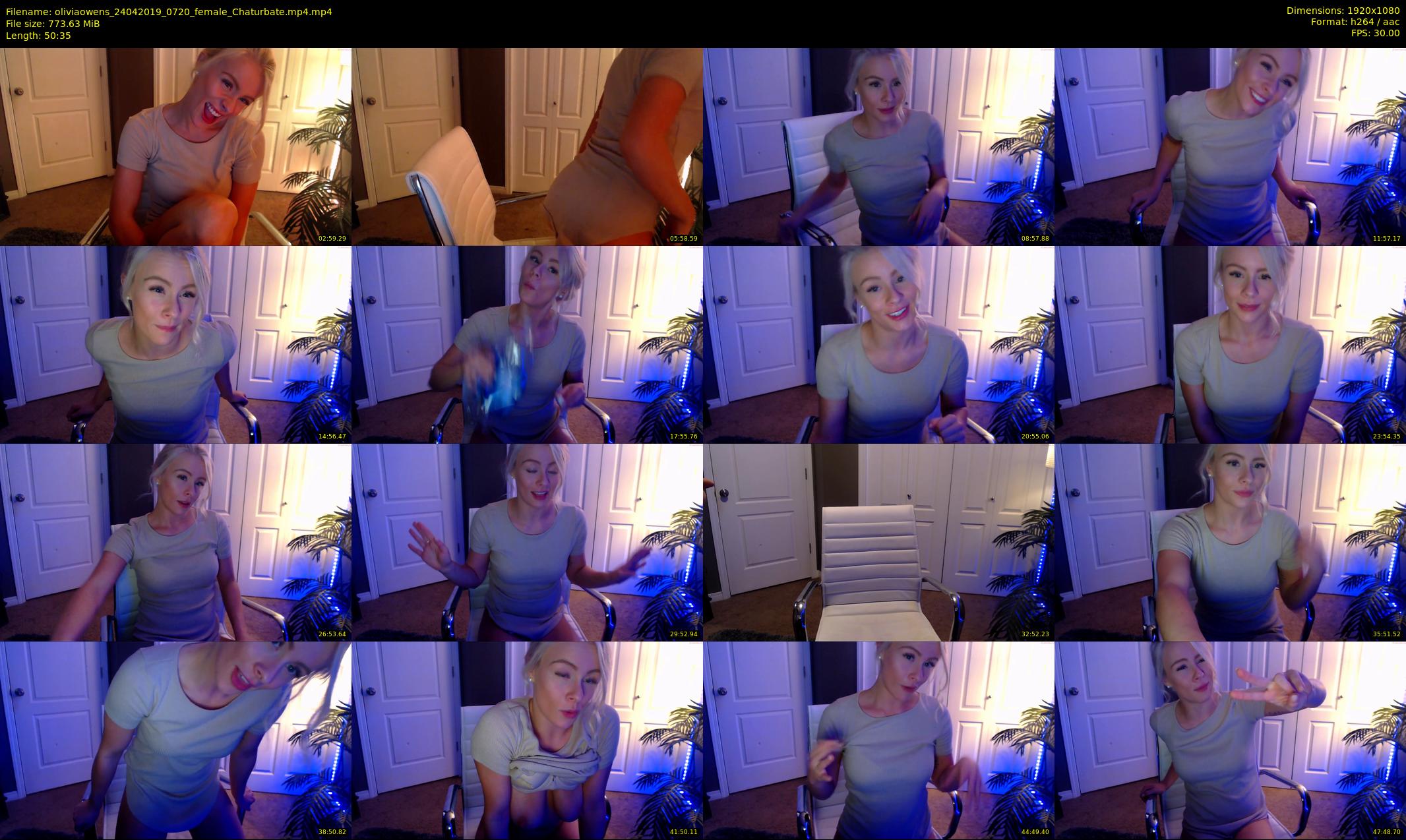oliviaowens — 51 minute Chaturbate female cam show recording, 1080p, Apr 24, 2019