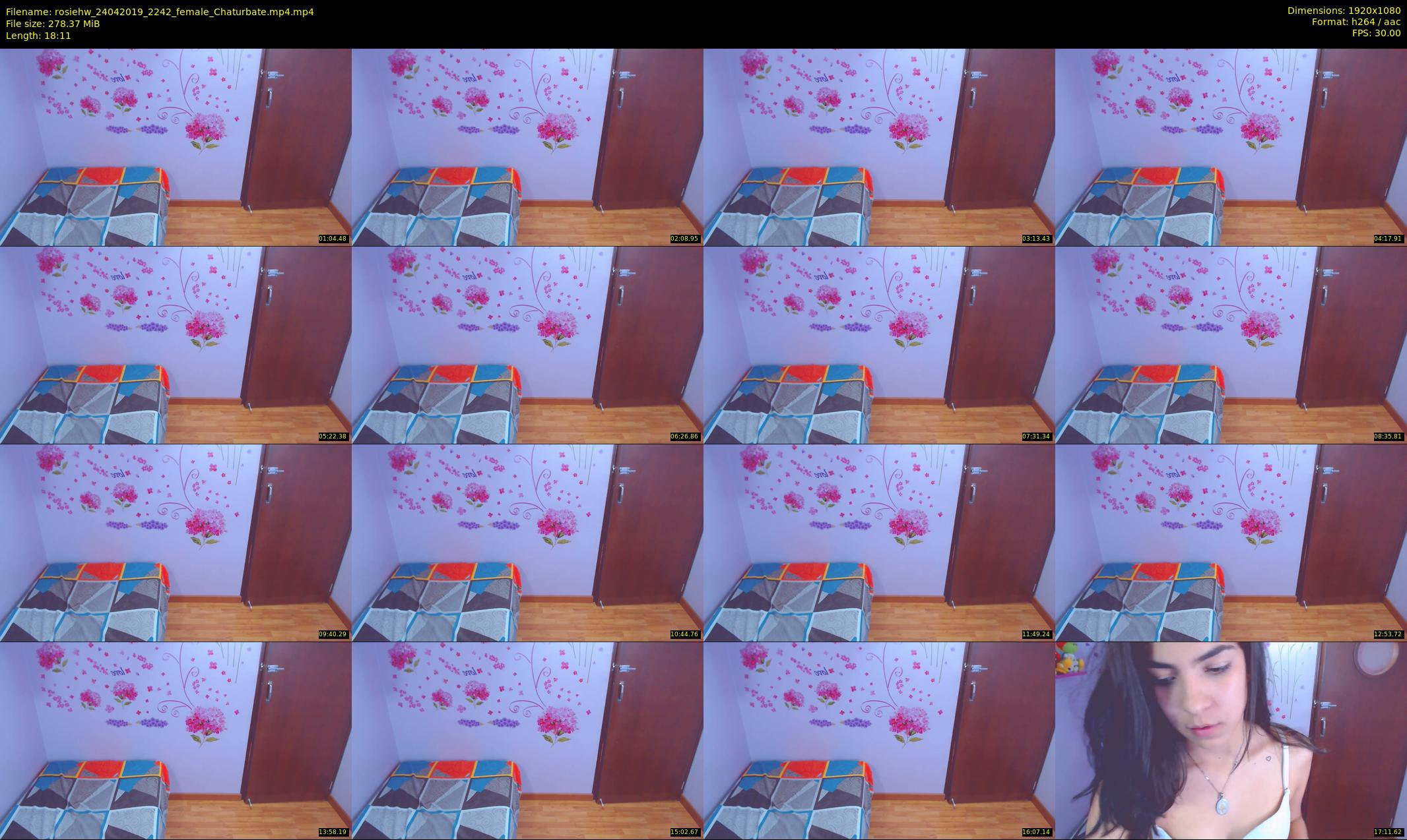 rosiehw — 19 minute Chaturbate couple cam show recording, 1080p, Apr 24, 2019