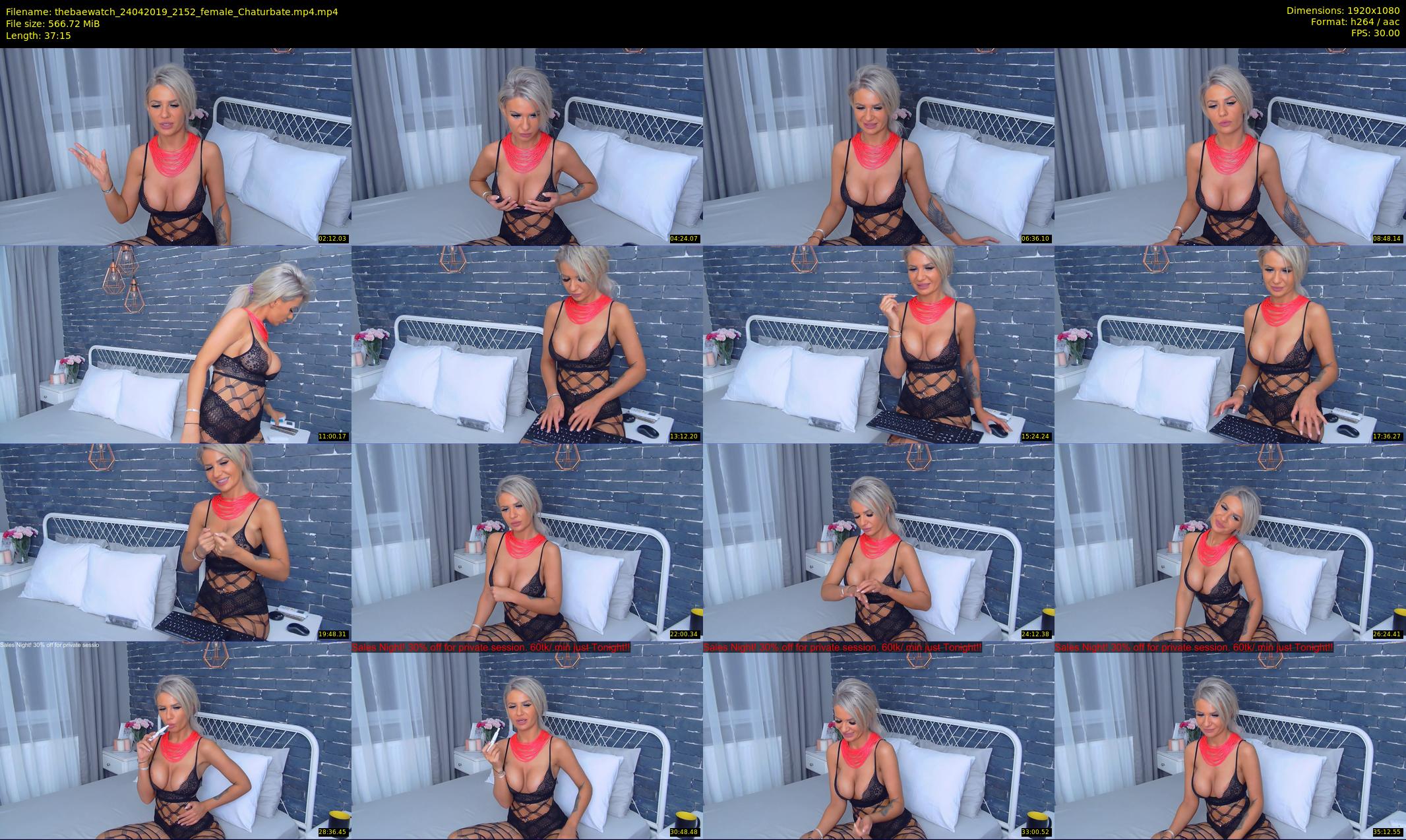 thebaewatch — 38 minute Chaturbate female cam show recording, 1080p, Apr 24, 2019
