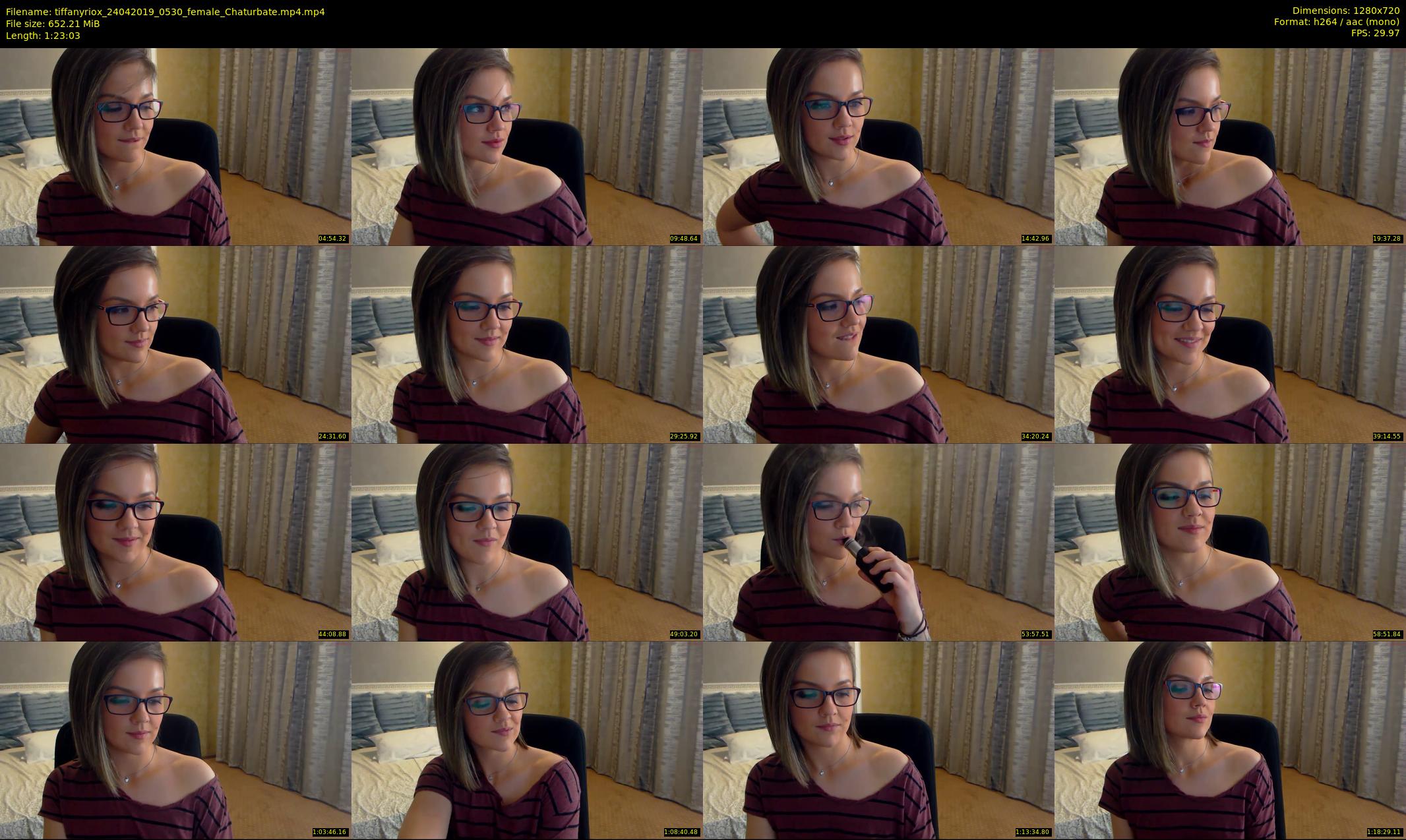 tiffanyriox — 84 minute Chaturbate female cam show recording, 720p, Apr 24, 2019
