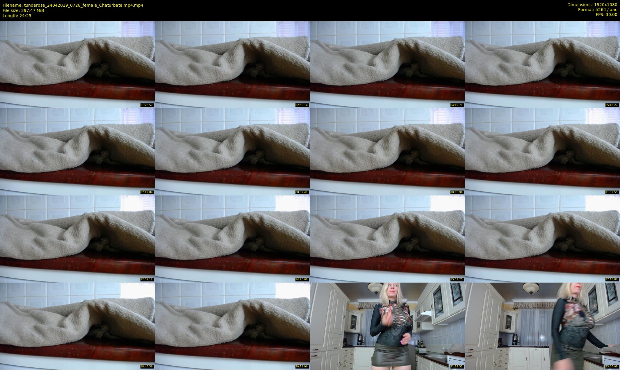 tunderose — 25 minute Chaturbate female cam show recording, 1080p, Apr 24, 2019