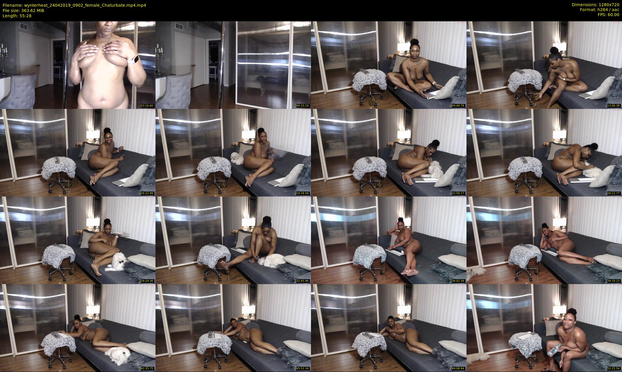 wynterheat — 56 minute Chaturbate female cam show recording, 720p, Apr 24, 2019