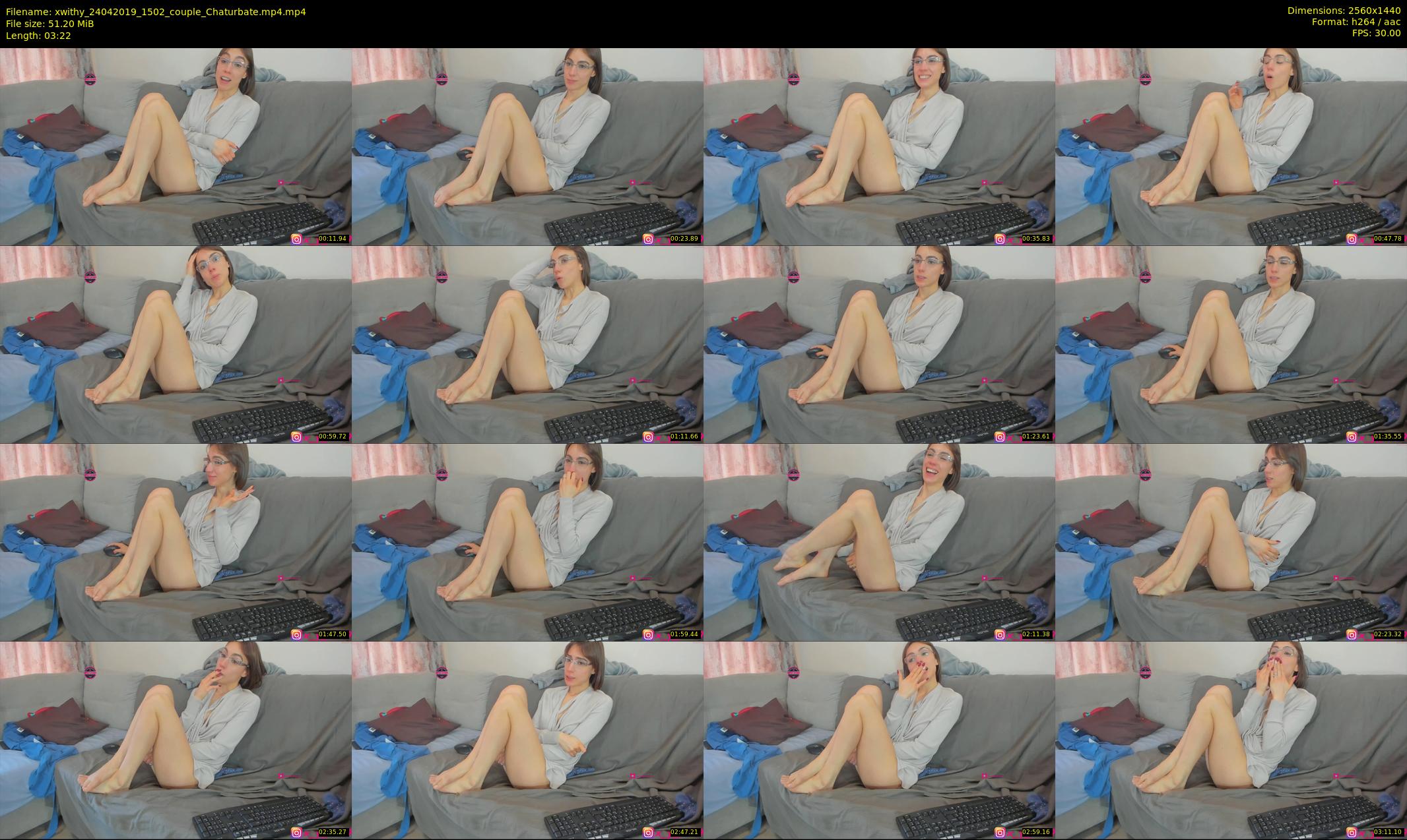 xwithy — 4 minute Chaturbate female cam show recording, 1080p, Apr 24, 2019