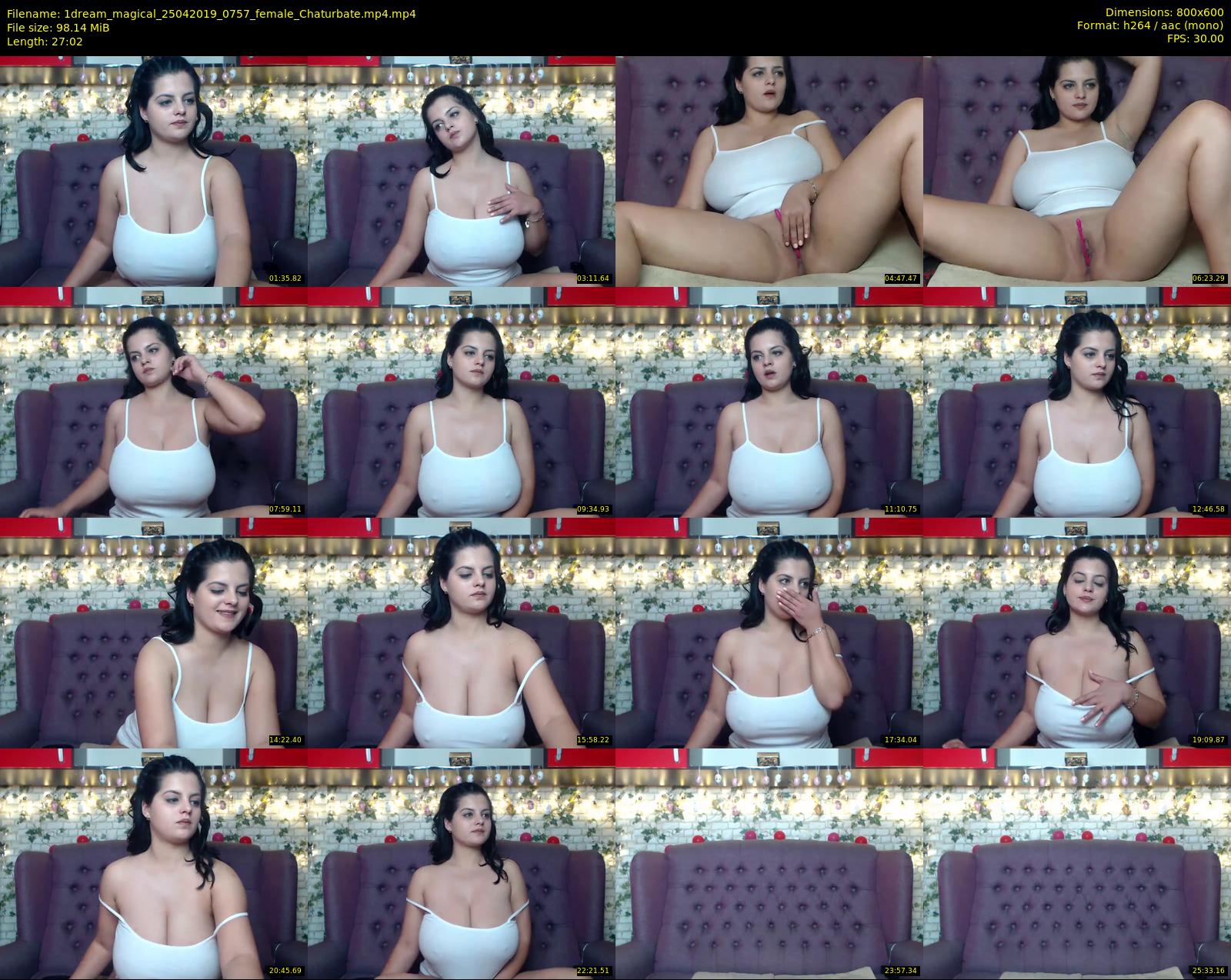1dream_magical — 28 minute Chaturbate female cam show recording, 480p, Apr 25, 2019