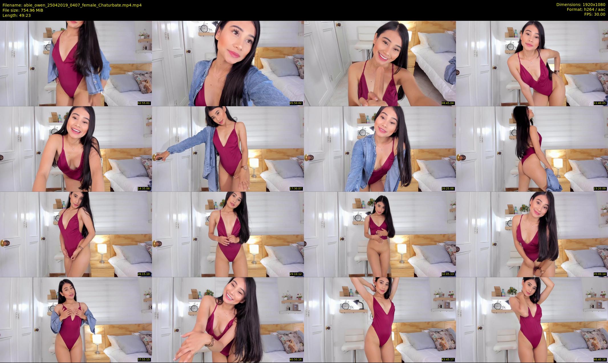 abie_owen — 50 minute Chaturbate female cam show recording, 1080p, Apr 25, 2019