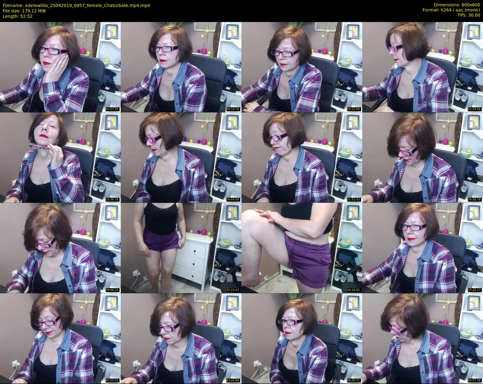 adelewildx — 53 minute Chaturbate female cam show recording, 480p, Apr 25, 2019