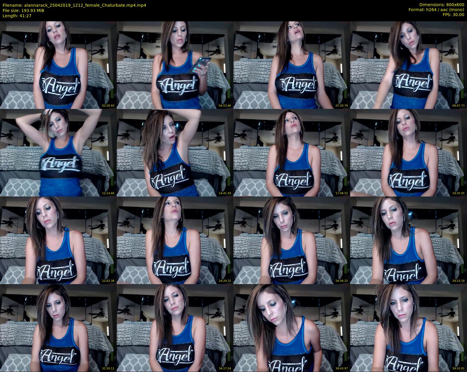 alannarack — 42 minute Chaturbate female cam show recording, 480p, Apr 25, 2019