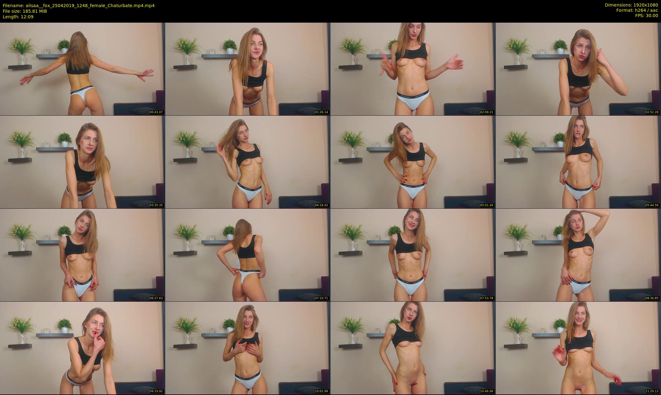 alisaa__fox — 13 minute Chaturbate female cam show recording, 1080p, Apr 25, 2019