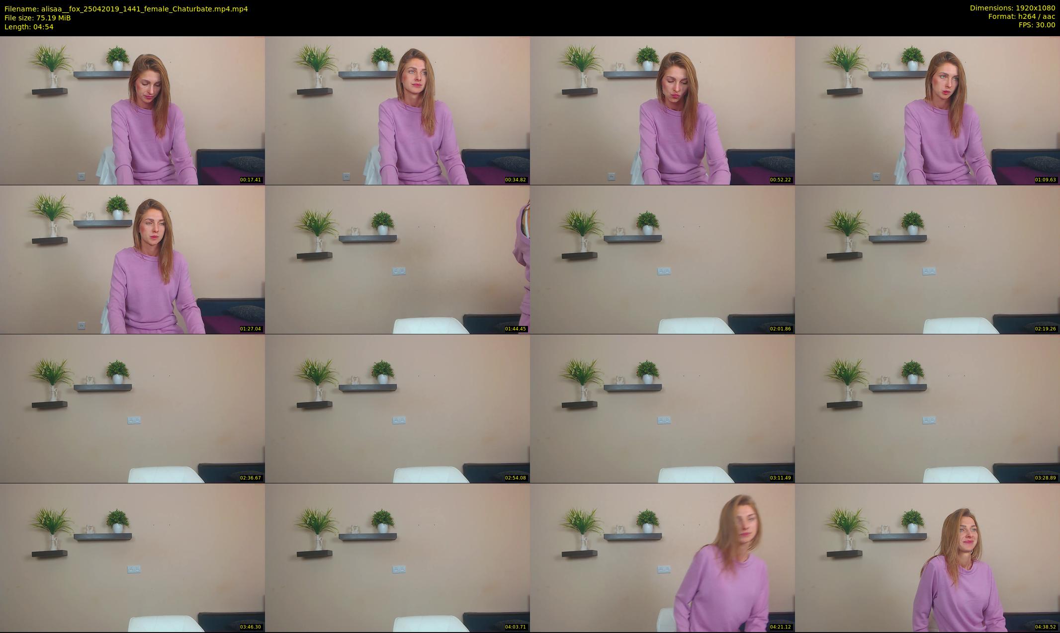 alisaa__fox — 5 minute Chaturbate female cam show recording, 1080p, Apr 25, 2019