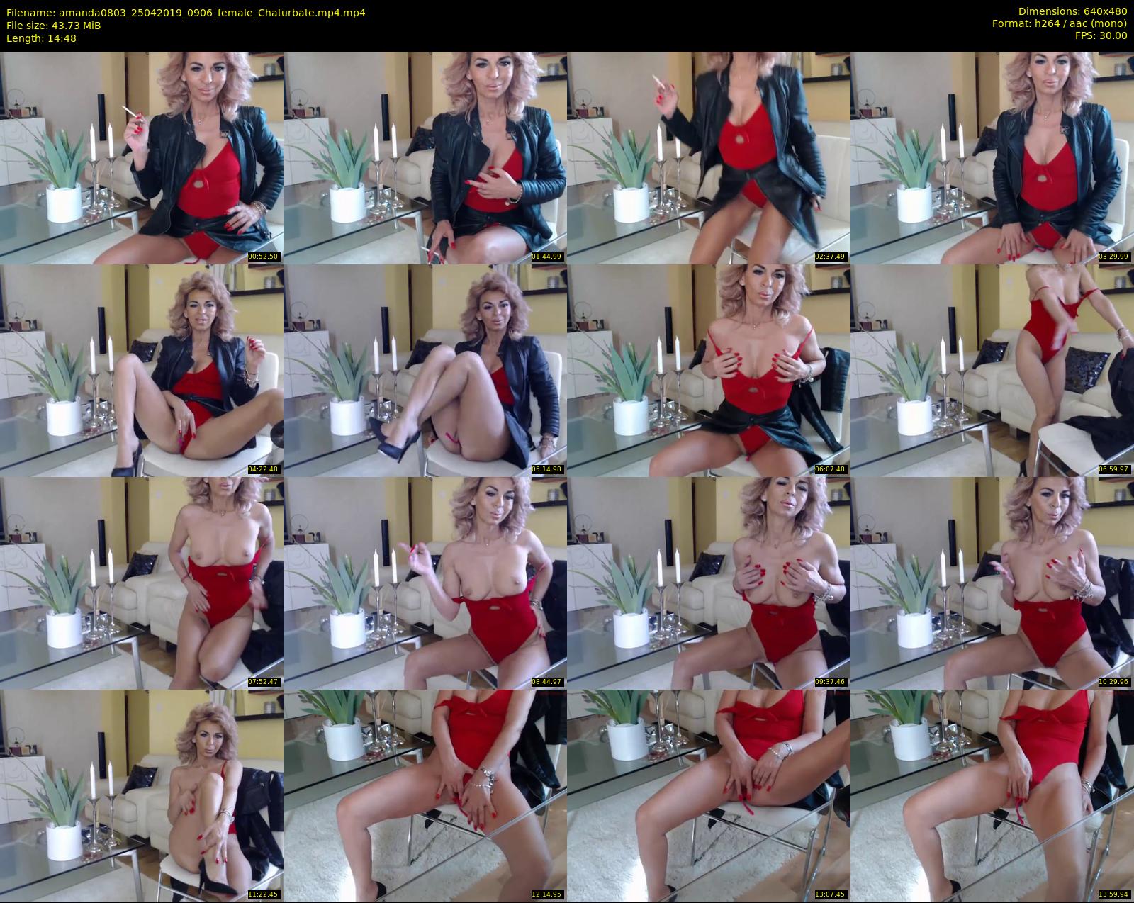 amanda0803 — 15 minute Chaturbate female cam show recording, 480p, Apr 25, 2019