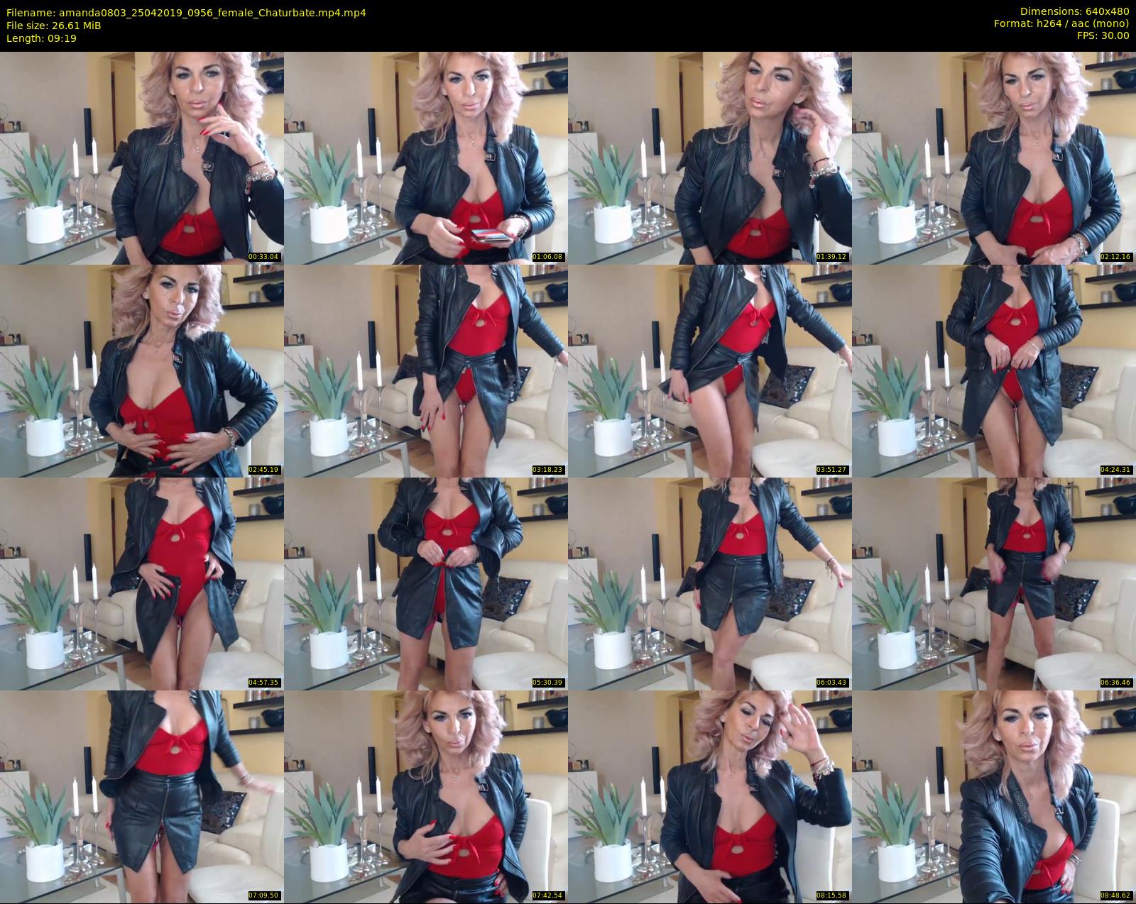 amanda0803 — 10 minute Chaturbate female cam show recording, 480p, Apr 25, 2019