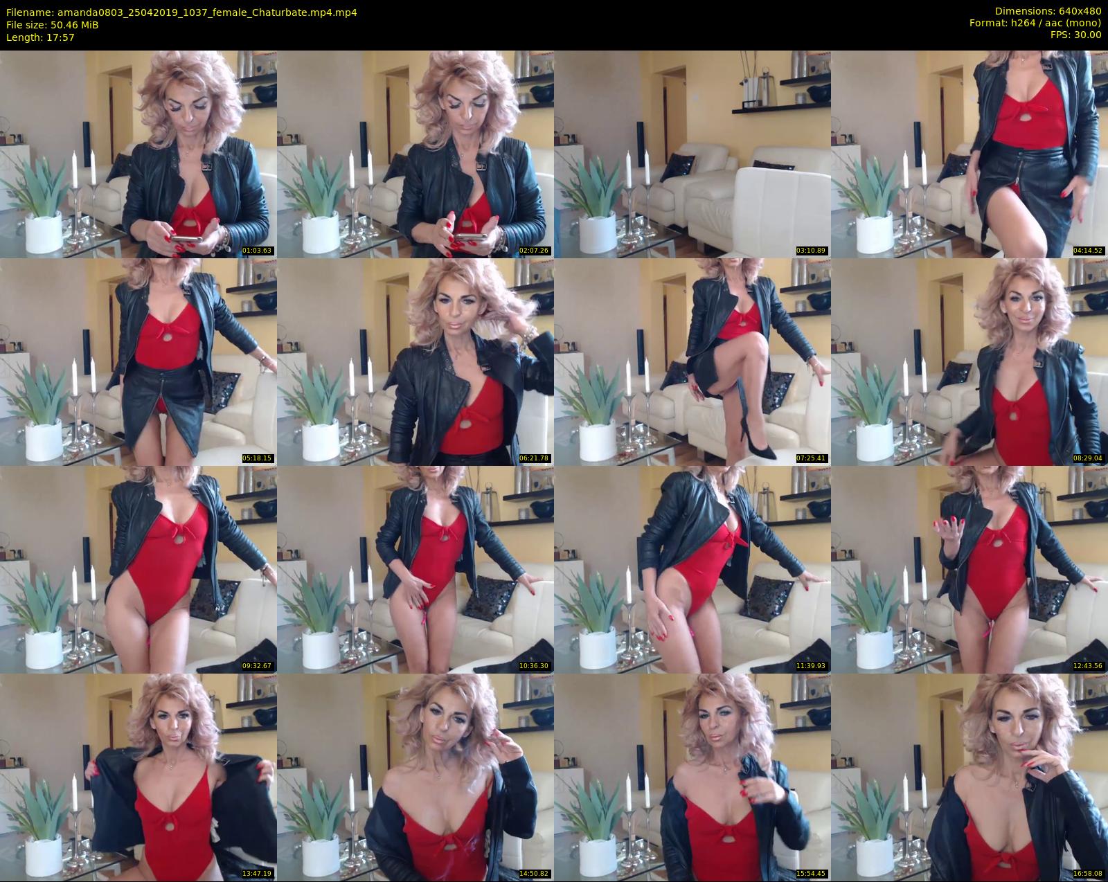amanda0803 — 18 minute Chaturbate female cam show recording, 480p, Apr 25, 2019