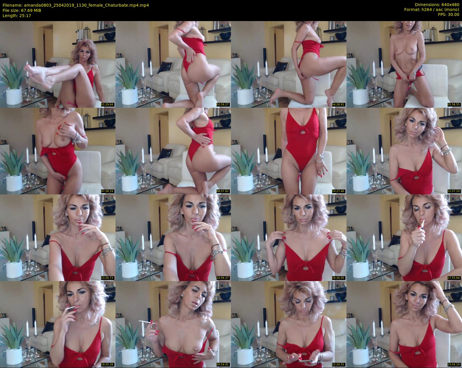amanda0803 — 26 minute Chaturbate female cam show recording, 480p, Apr 25, 2019