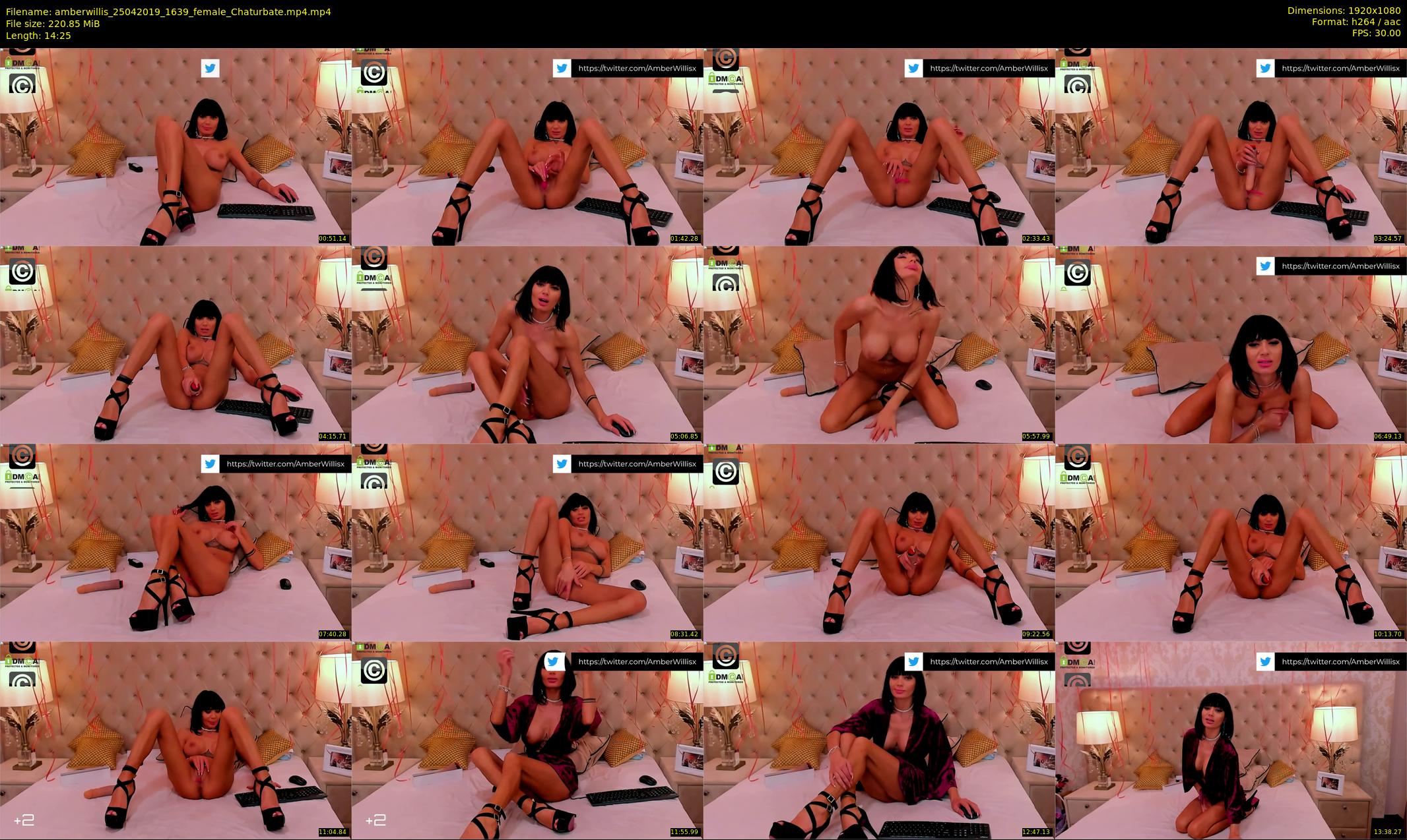 amberwillis — 15 minute Chaturbate female cam show recording, 1080p, Apr 25, 2019