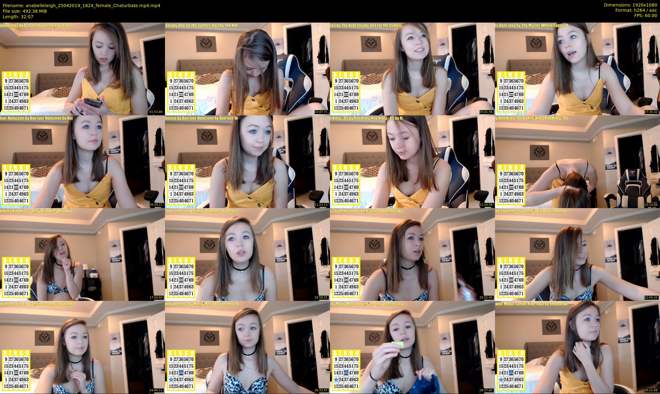 anabelleleigh — 33 minute Chaturbate female cam show recording, 1080p, Apr 25, 2019