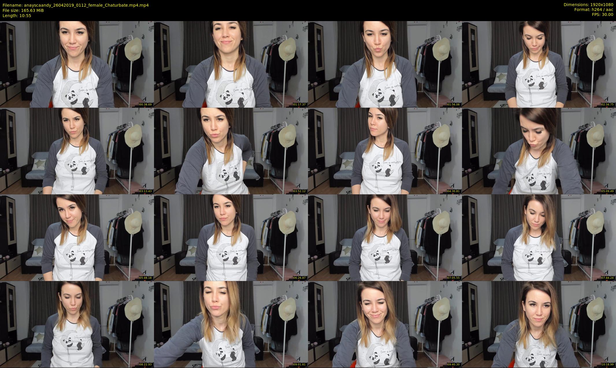 anayscaandy — 11 minute Chaturbate female cam show recording, 1080p, Apr 26, 2019