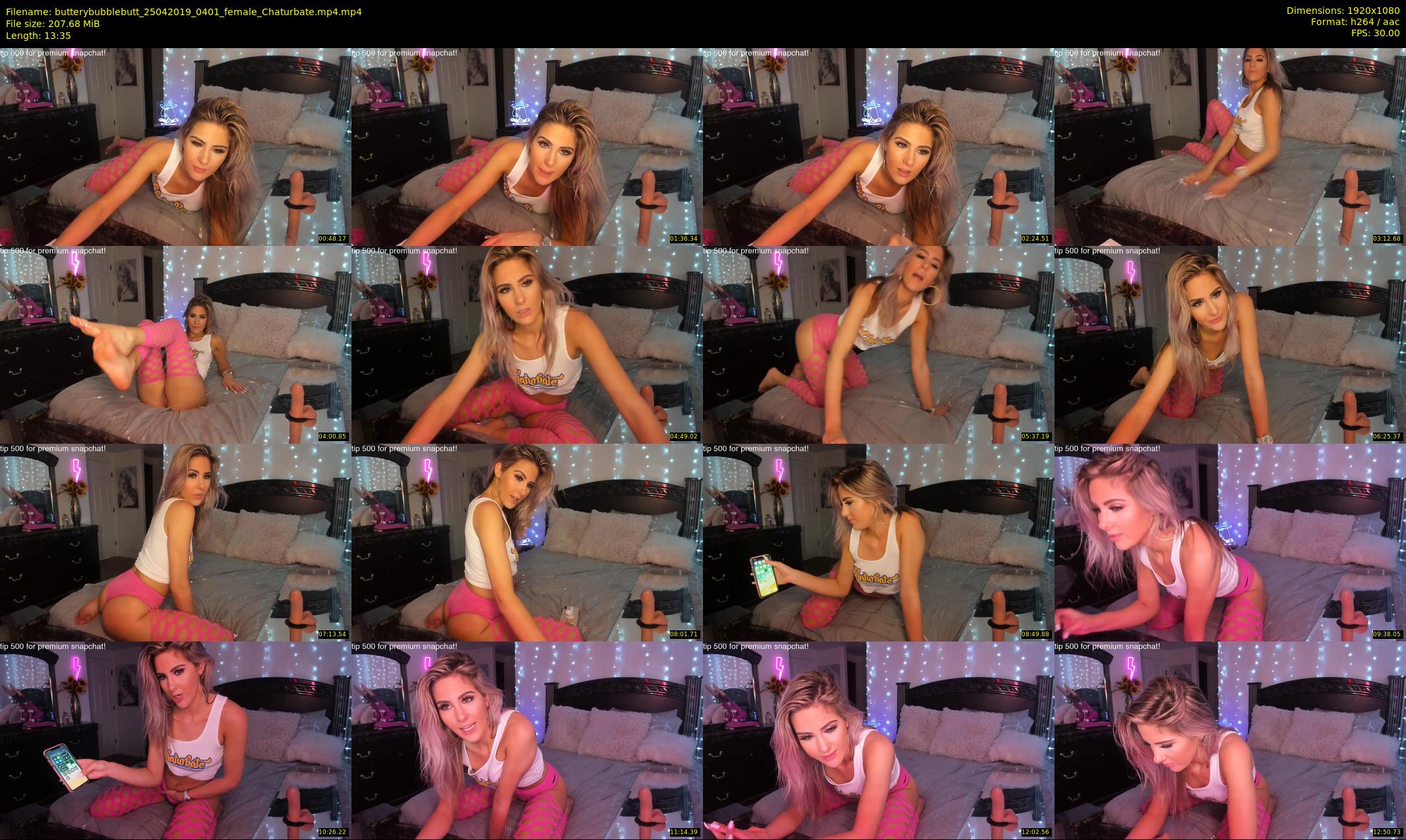 butterybubblebutt — 14 minute Chaturbate couple cam show recording, 1080p, Apr 25, 2019