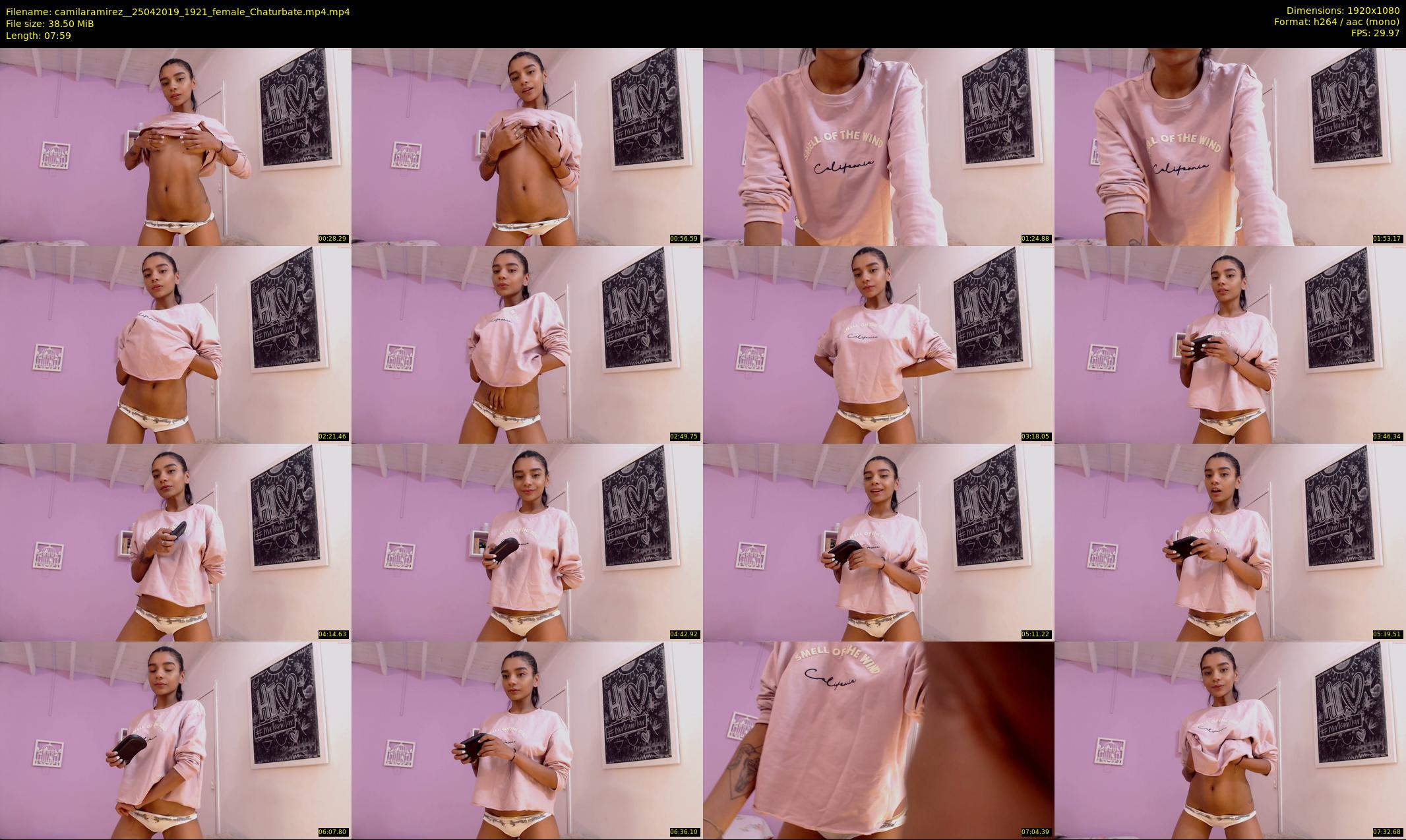 camilaramirez_ — 8 minute Chaturbate female cam show recording, 1080p, Apr 25, 2019