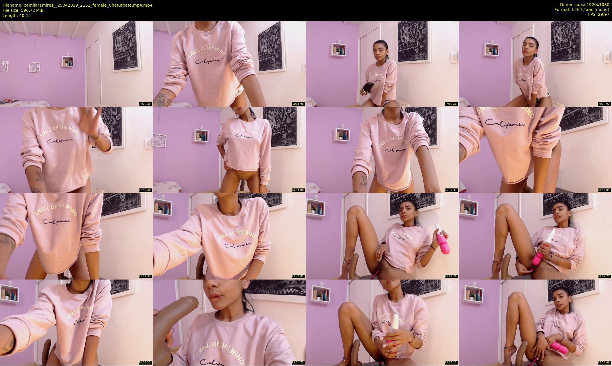 camilaramirez_ — 41 minute Chaturbate female cam show recording, 1080p, Apr 25, 2019