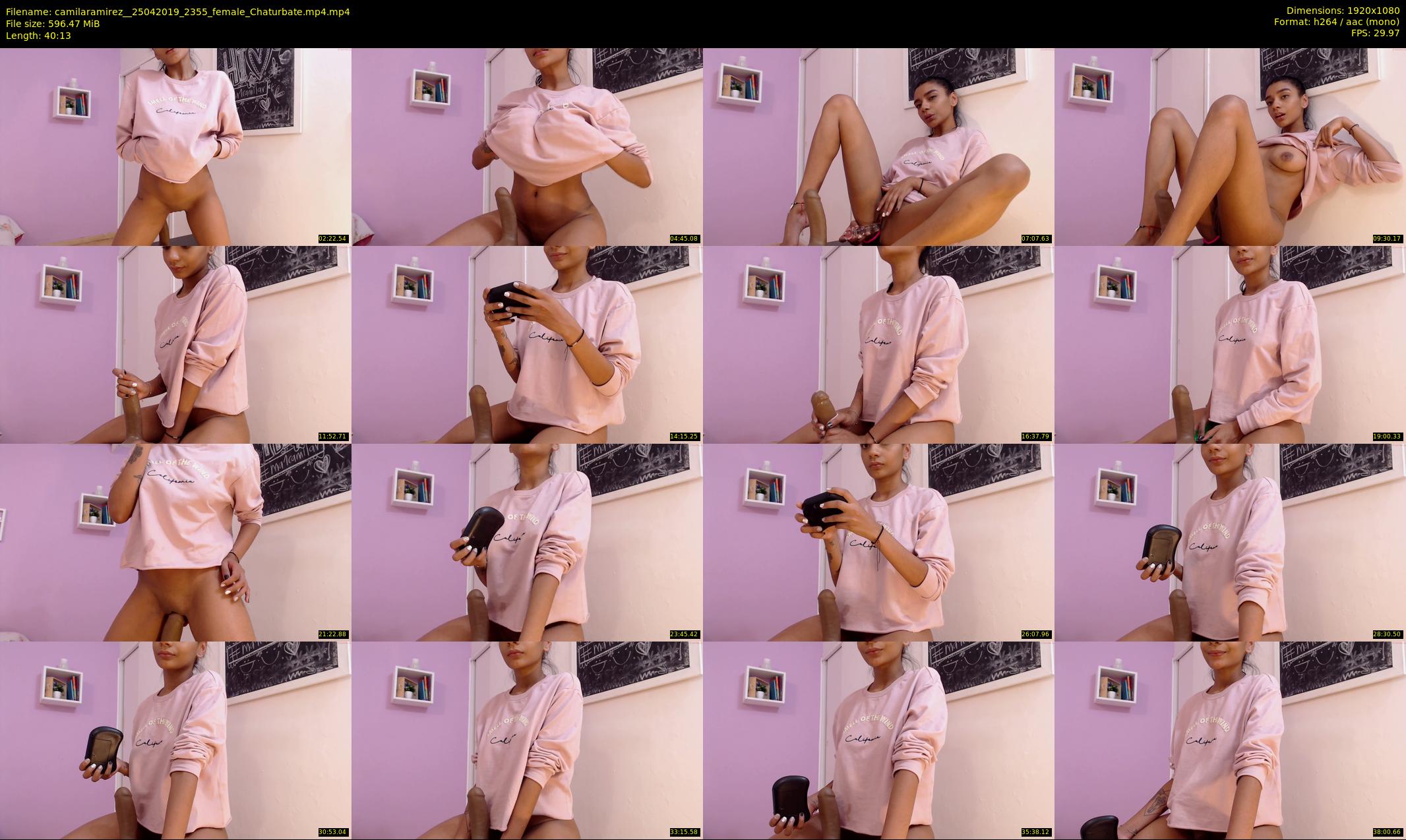 camilaramirez_ — 41 minute Chaturbate female cam show recording, 1080p, Apr 25, 2019