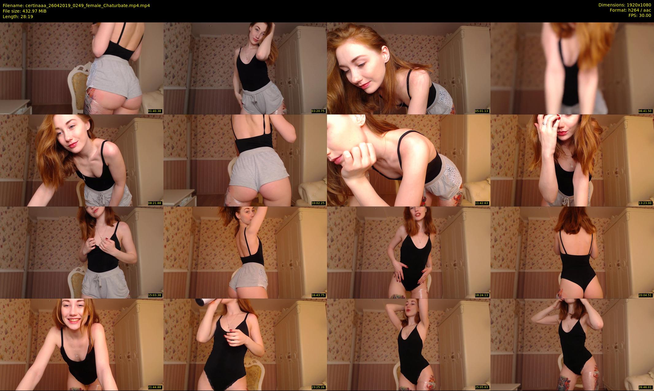 certinaaa — 29 minute Chaturbate female cam show recording, 1080p, Apr 26, 2019