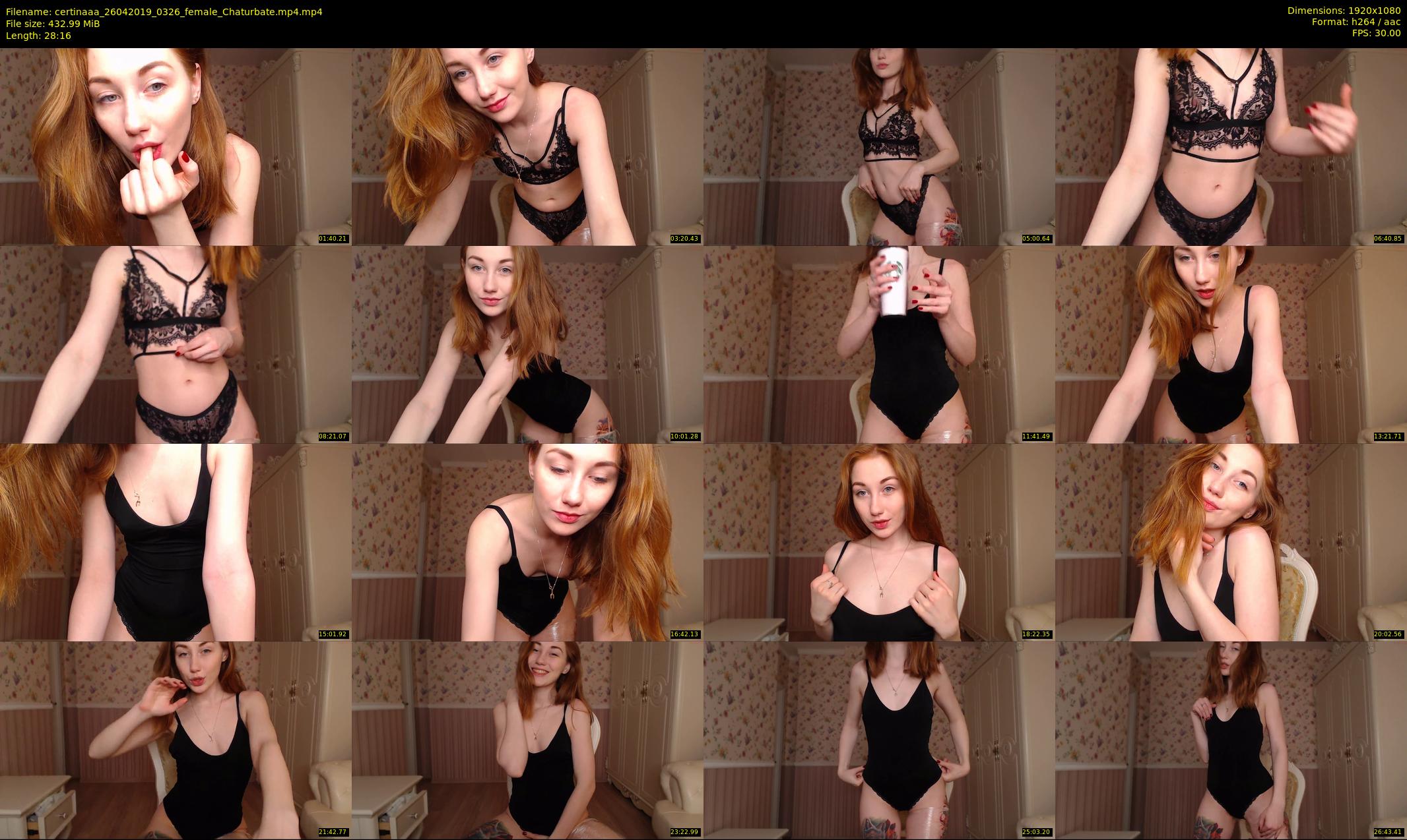 certinaaa — 29 minute Chaturbate female cam show recording, 1080p, Apr 26, 2019