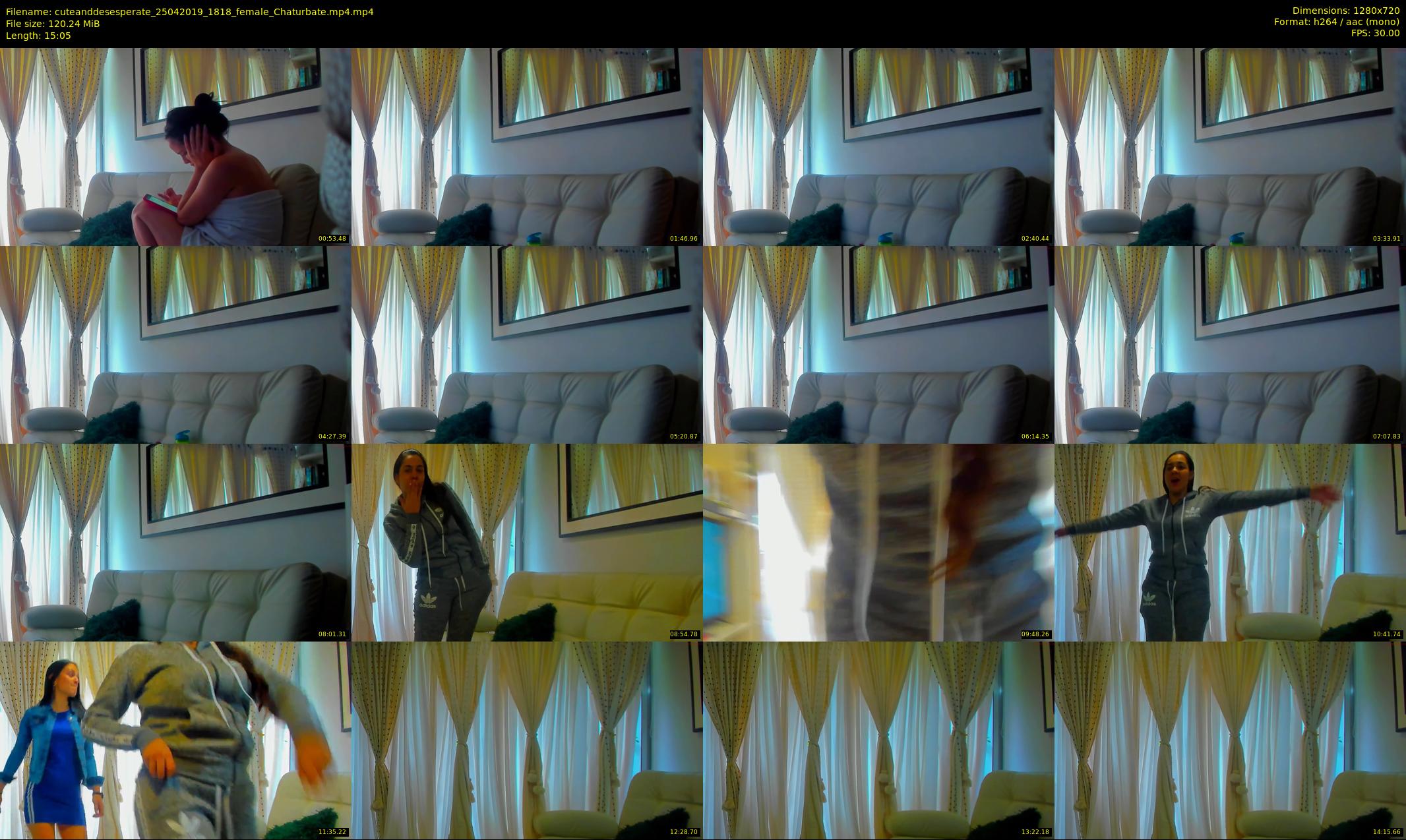 cuteanddesesperate — 16 minute Chaturbate female cam show recording, 720p, Apr 25, 2019