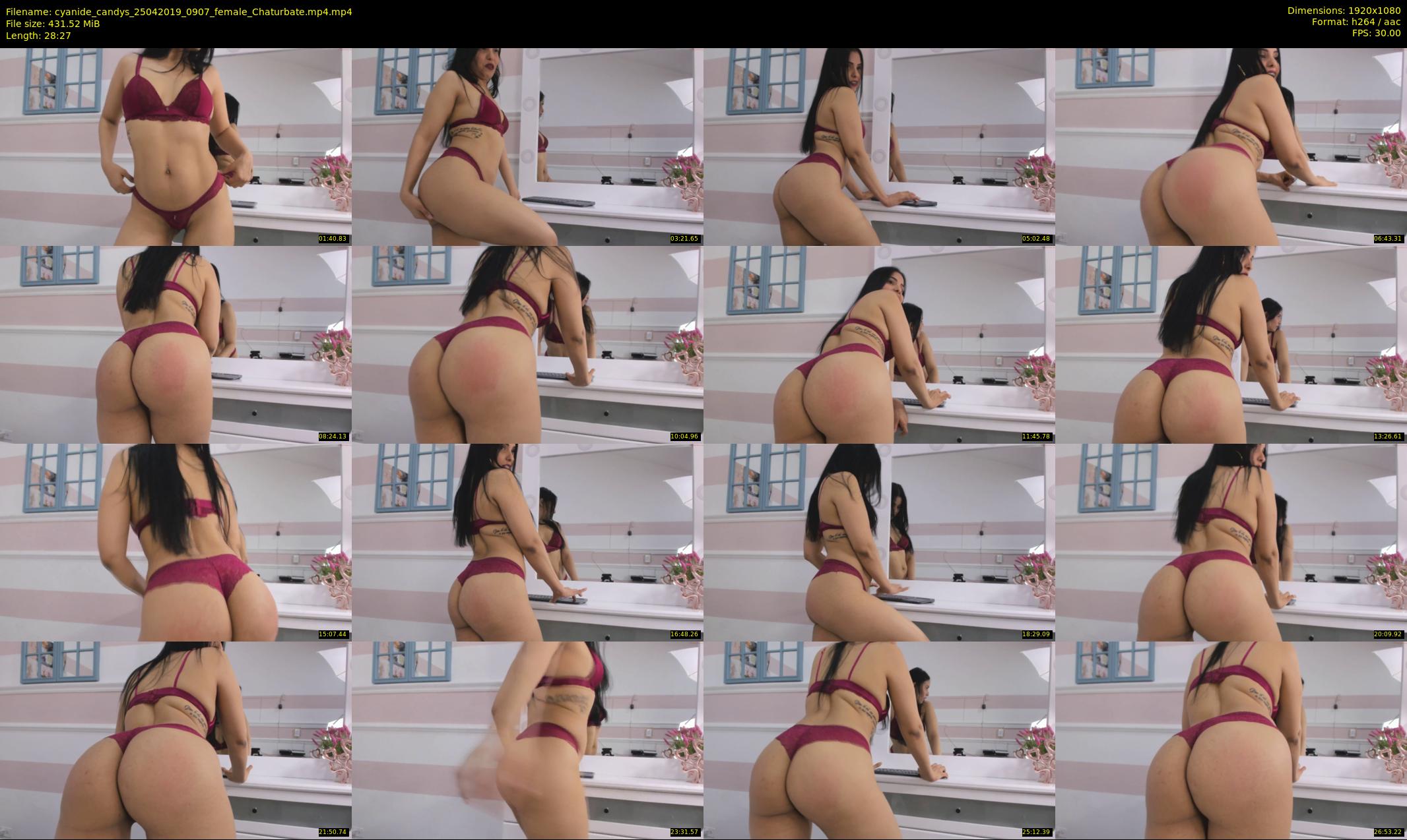 cyanide_candys — 29 minute Chaturbate female cam show recording, 1080p, Apr 25, 2019