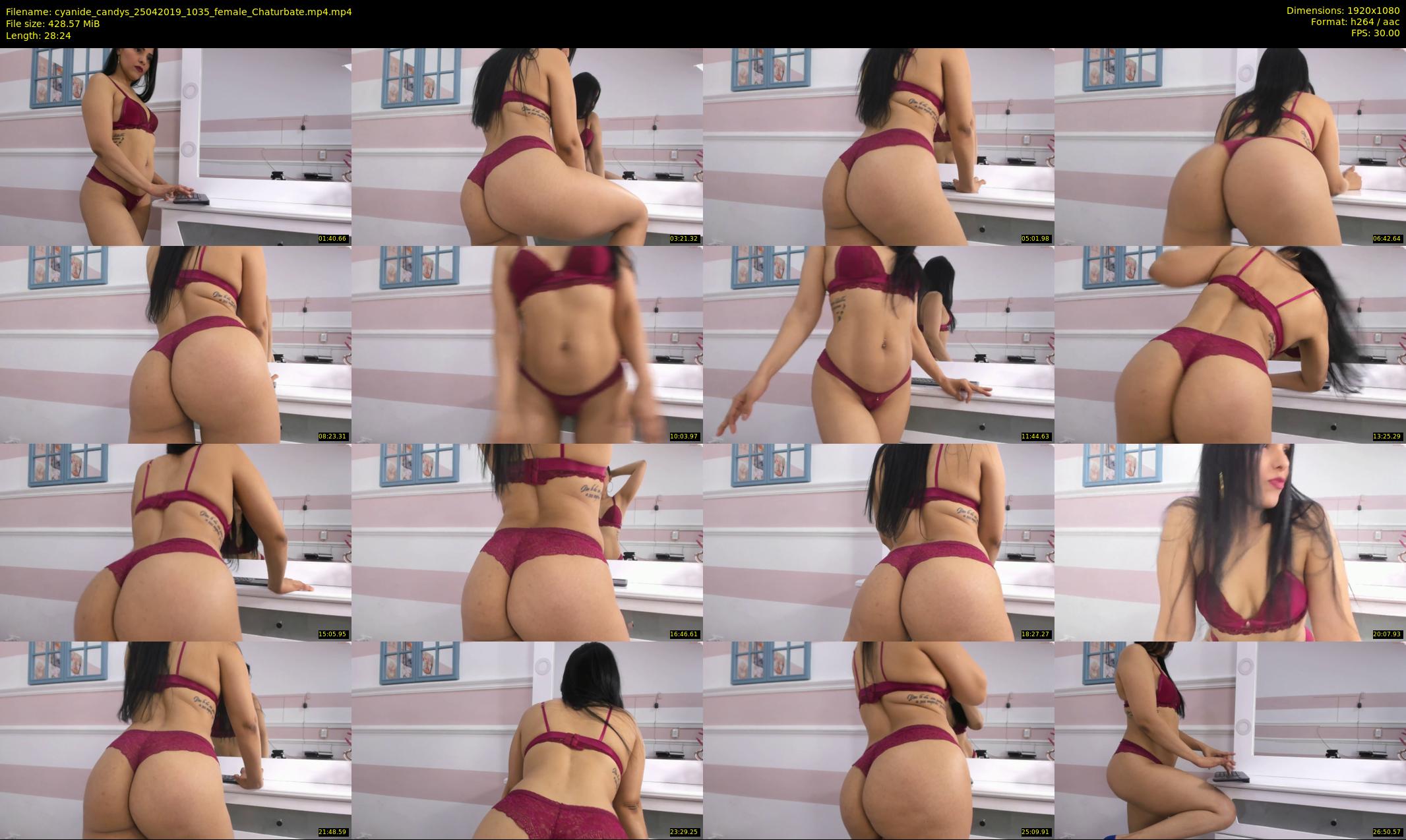 cyanide_candys — 29 minute Chaturbate female cam show recording, 1080p, Apr 25, 2019