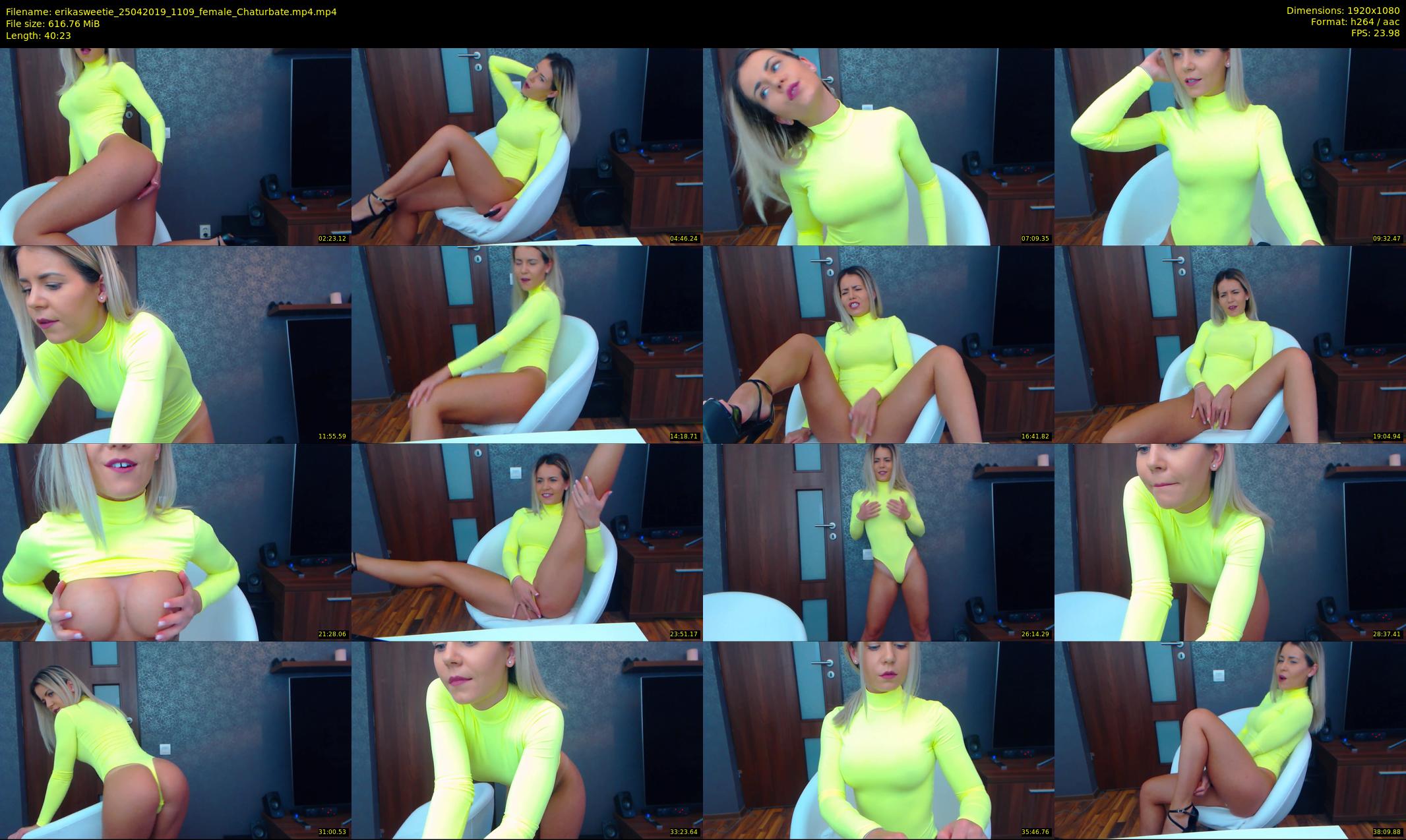 erikasweetie — 41 minute Chaturbate female cam show recording, 1080p, Apr 25, 2019