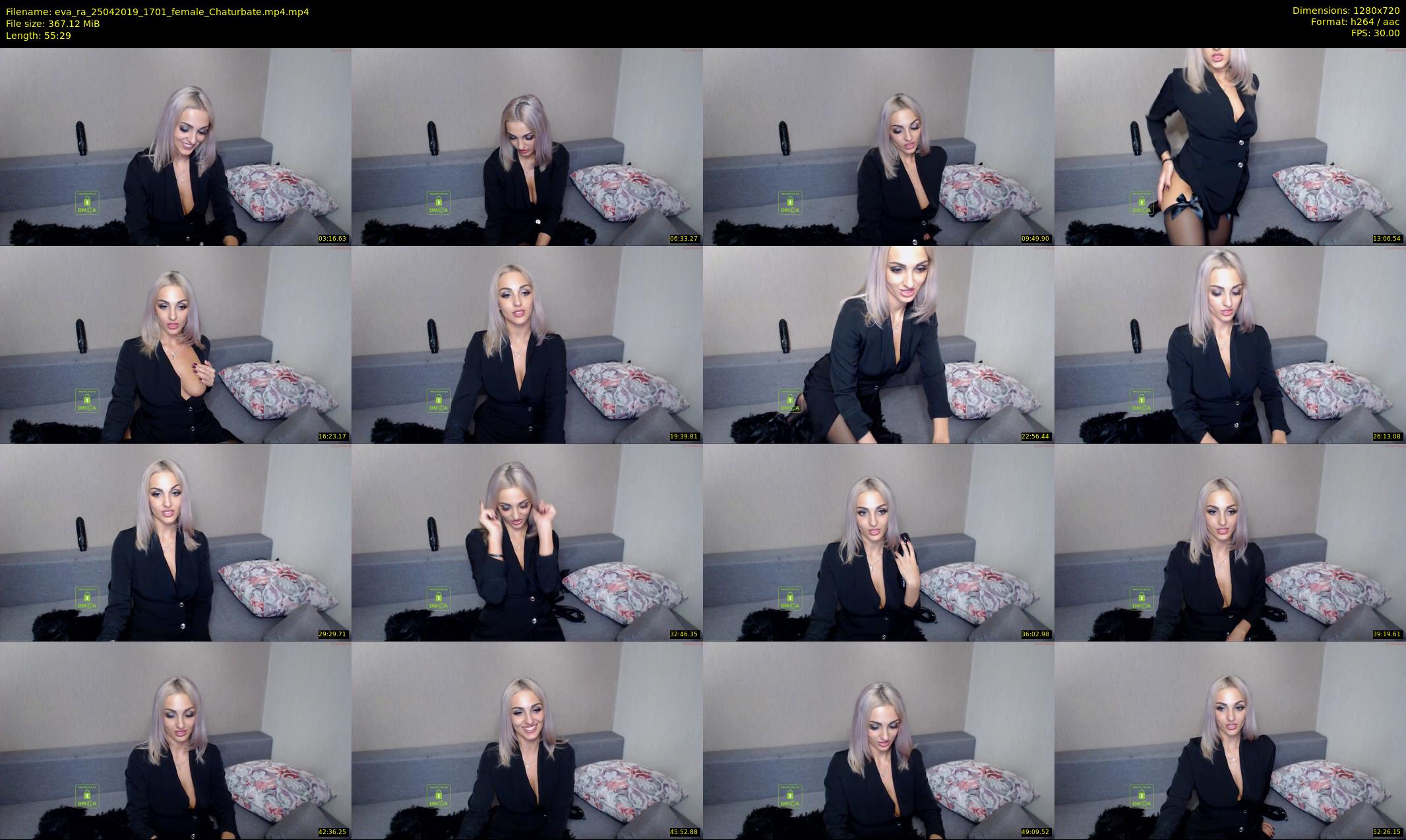 eva_ra — 56 minute Chaturbate female cam show recording, 720p, Apr 25, 2019