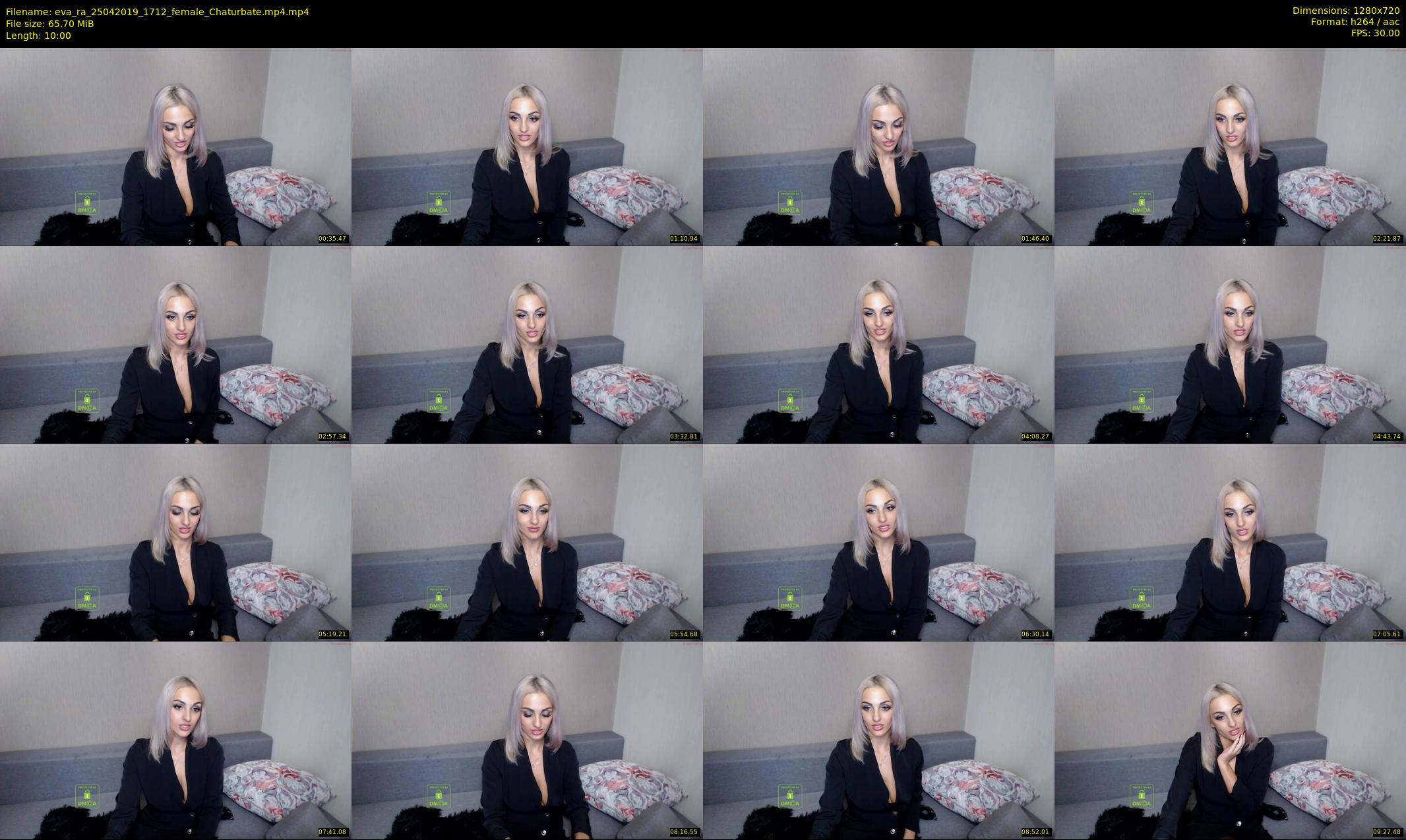 eva_ra — 10 minute Chaturbate female cam show recording, 720p, Apr 25, 2019
