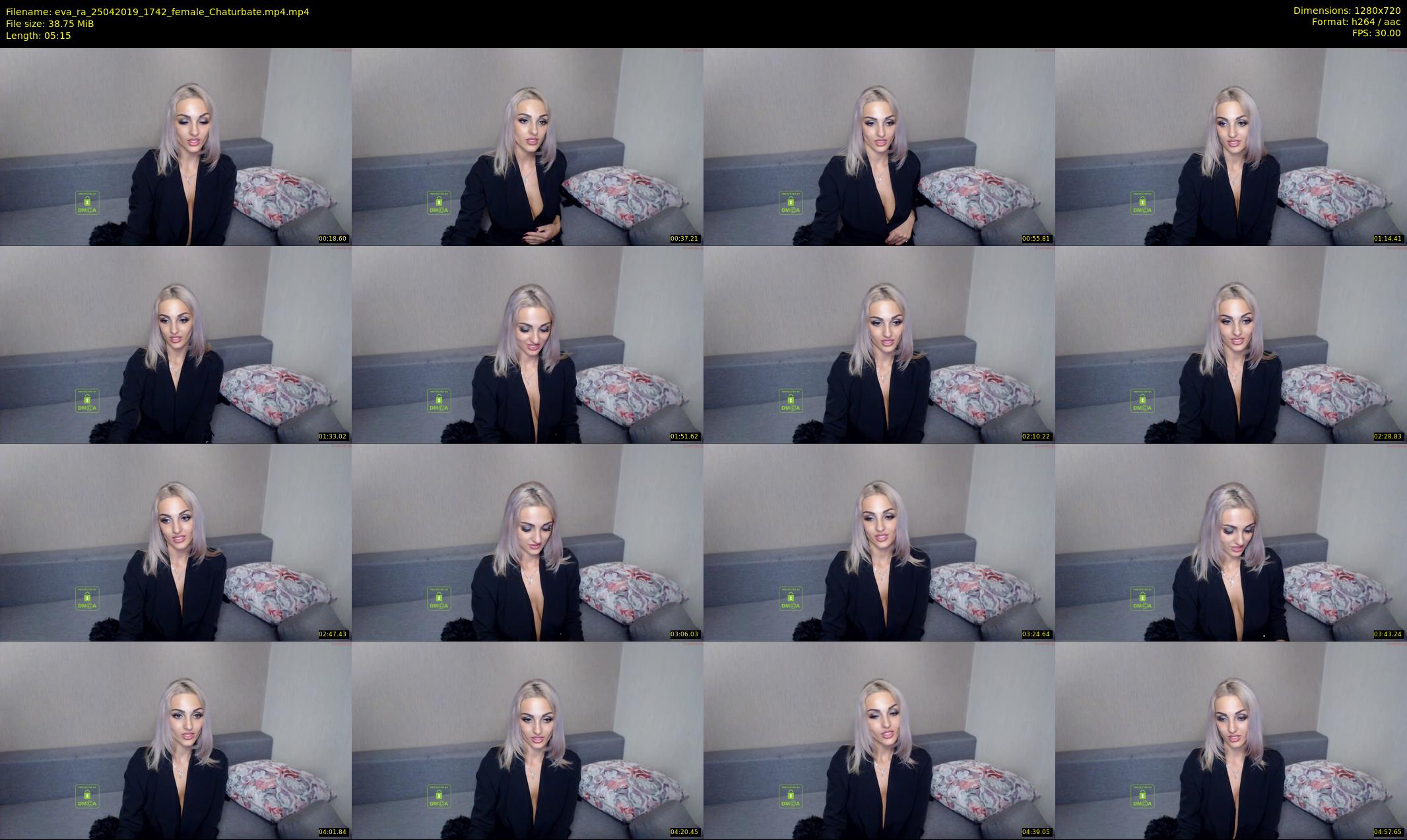 eva_ra — 6 minute Chaturbate female cam show recording, 720p, Apr 25, 2019