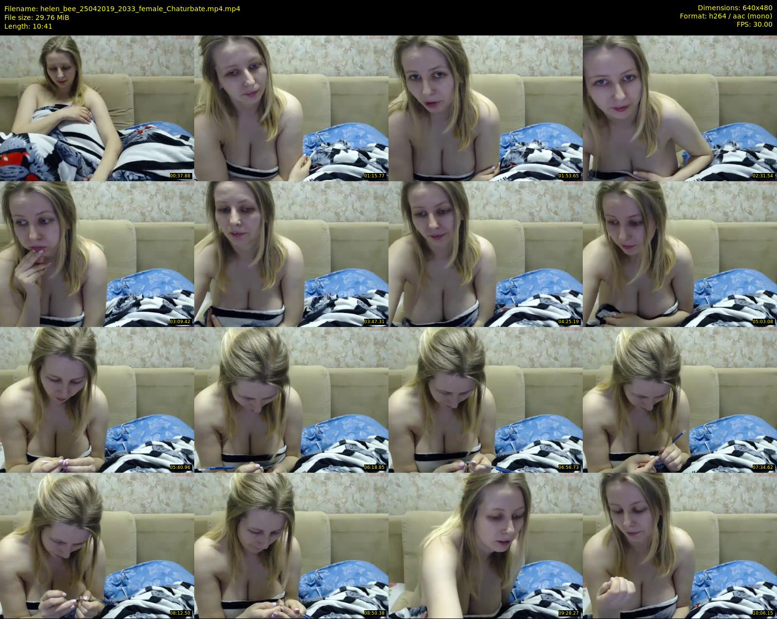 helen_bee — 11 minute Chaturbate female cam show recording, 480p, Apr 25, 2019