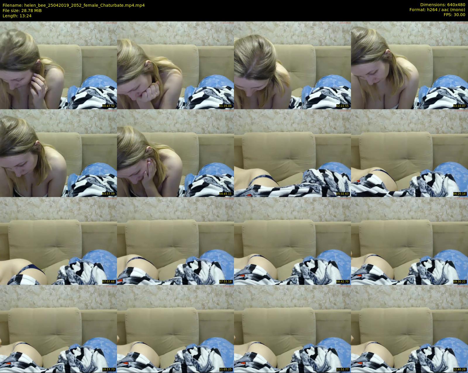 helen_bee — 14 minute Chaturbate female cam show recording, 480p, Apr 25, 2019