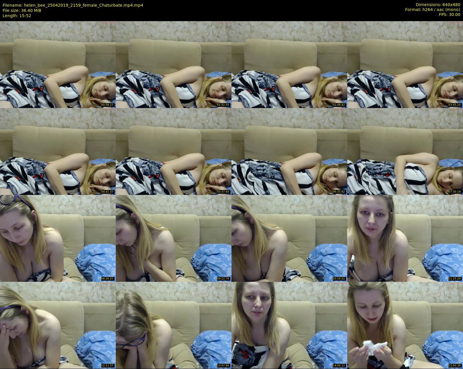 helen_bee — 16 minute Chaturbate female cam show recording, 480p, Apr 25, 2019