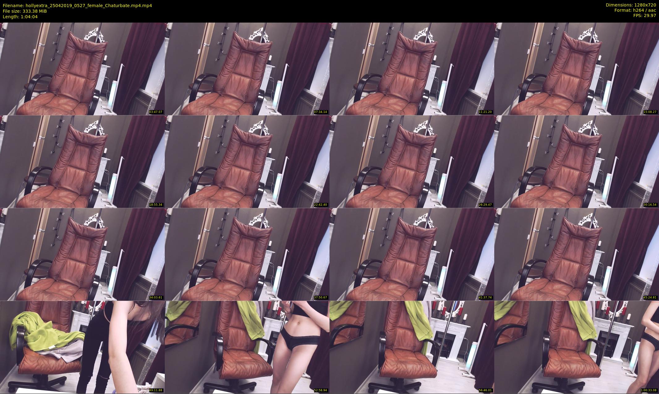 hollyextra — 65 minute Chaturbate female cam show recording, 720p, Apr 25, 2019