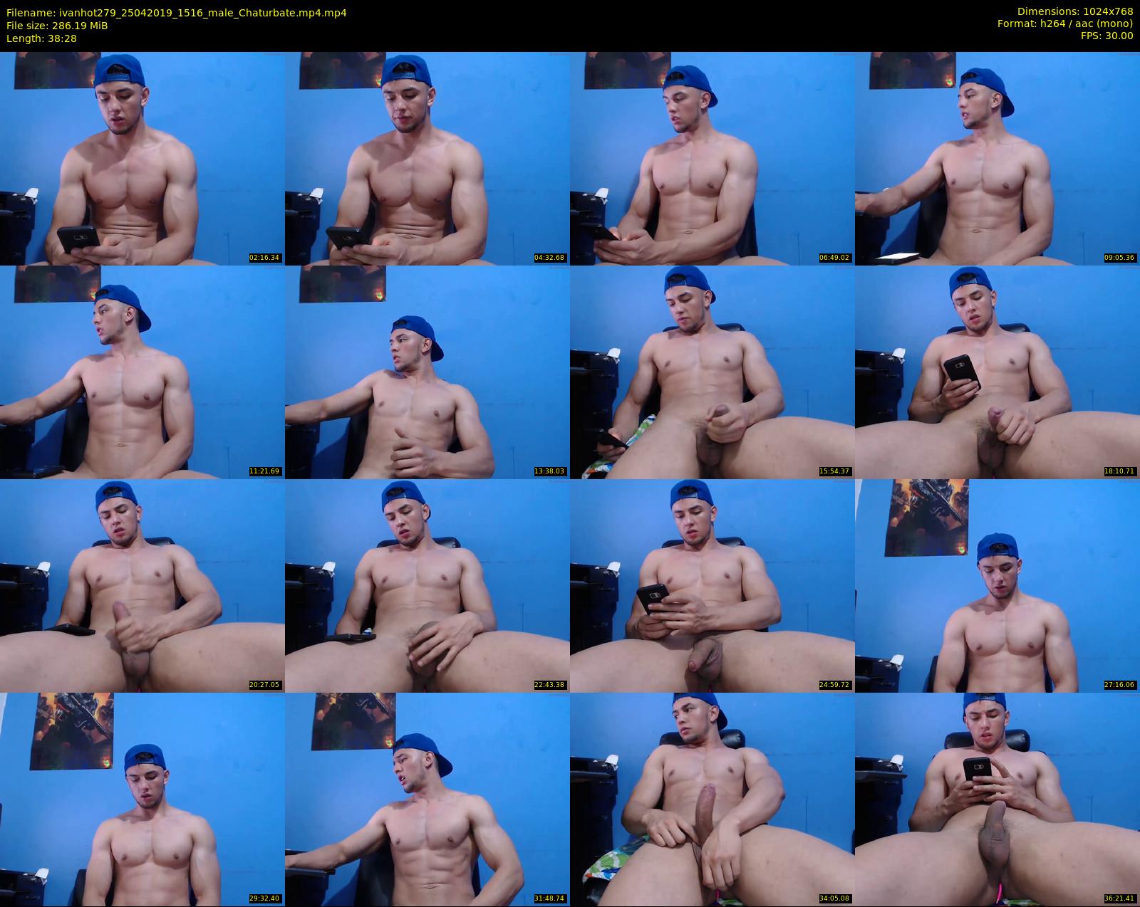 ivanhot279 — 39 minute Chaturbate male cam show recording, 720p, Apr 25, 2019