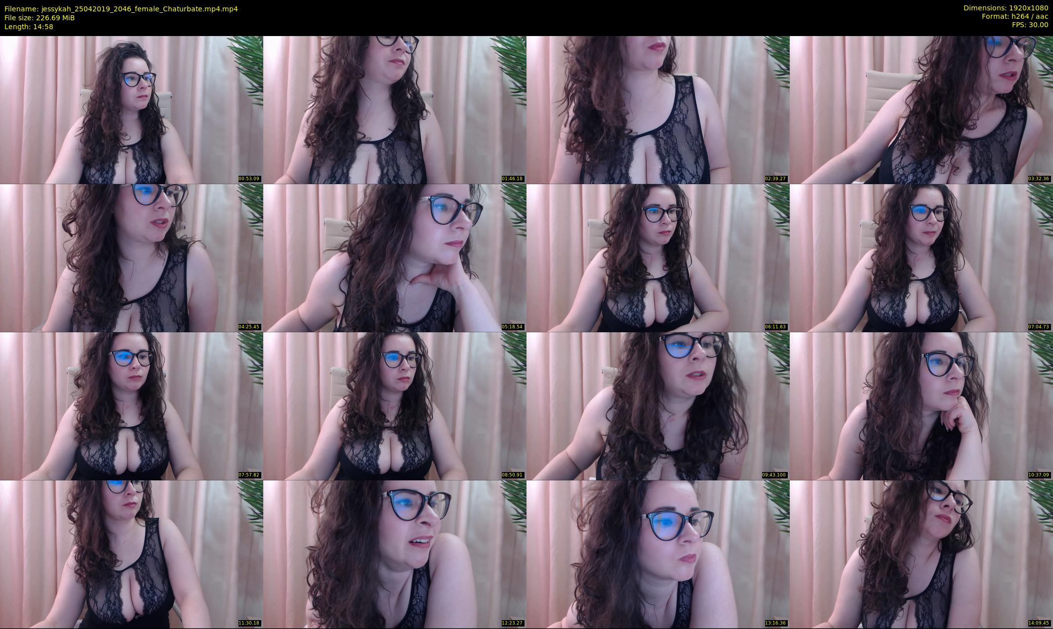 jessykah — 15 minute Chaturbate female cam show recording, 1080p, Apr 25, 2019