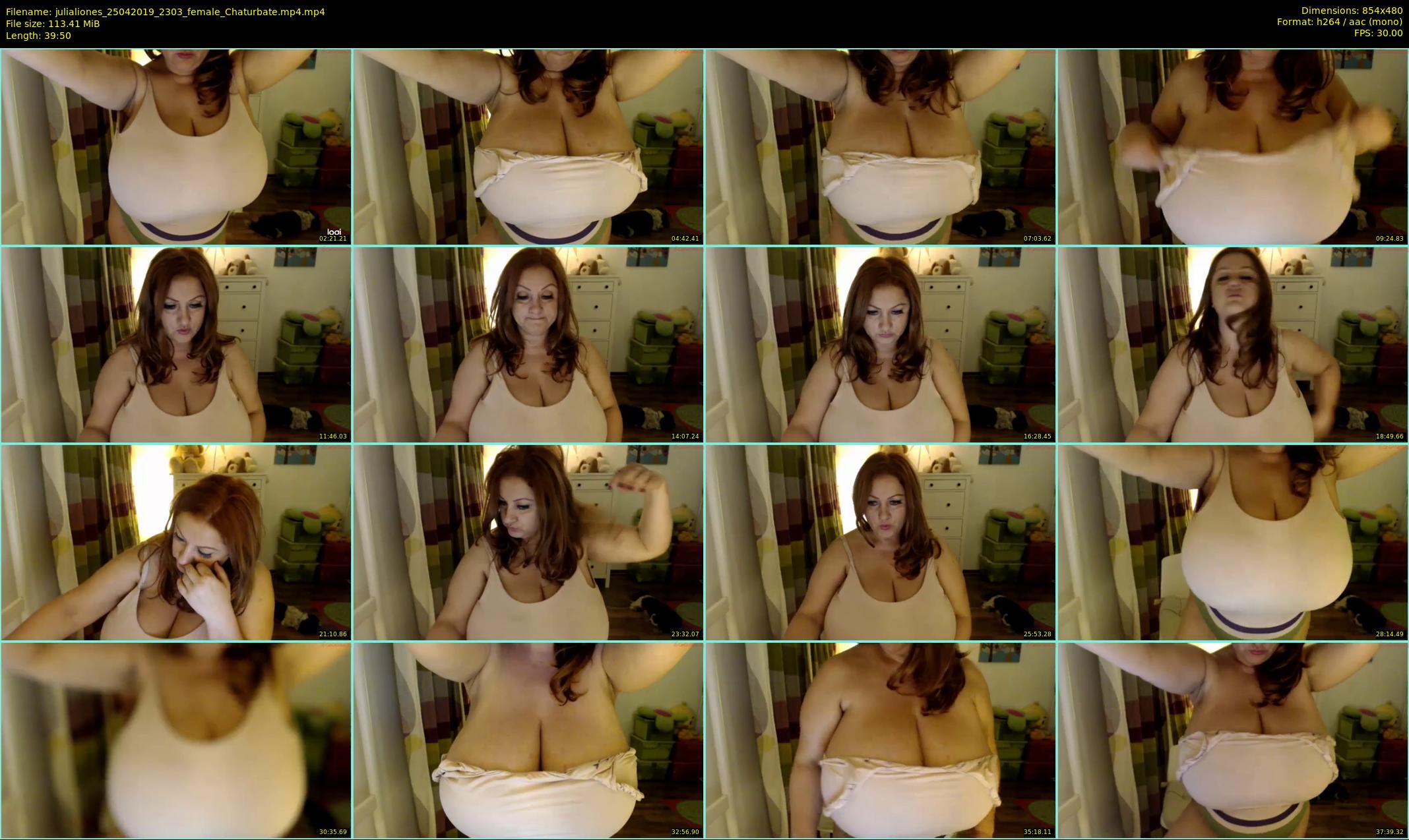 julialiones — 40 minute Chaturbate female cam show recording, 480p, Apr 25, 2019