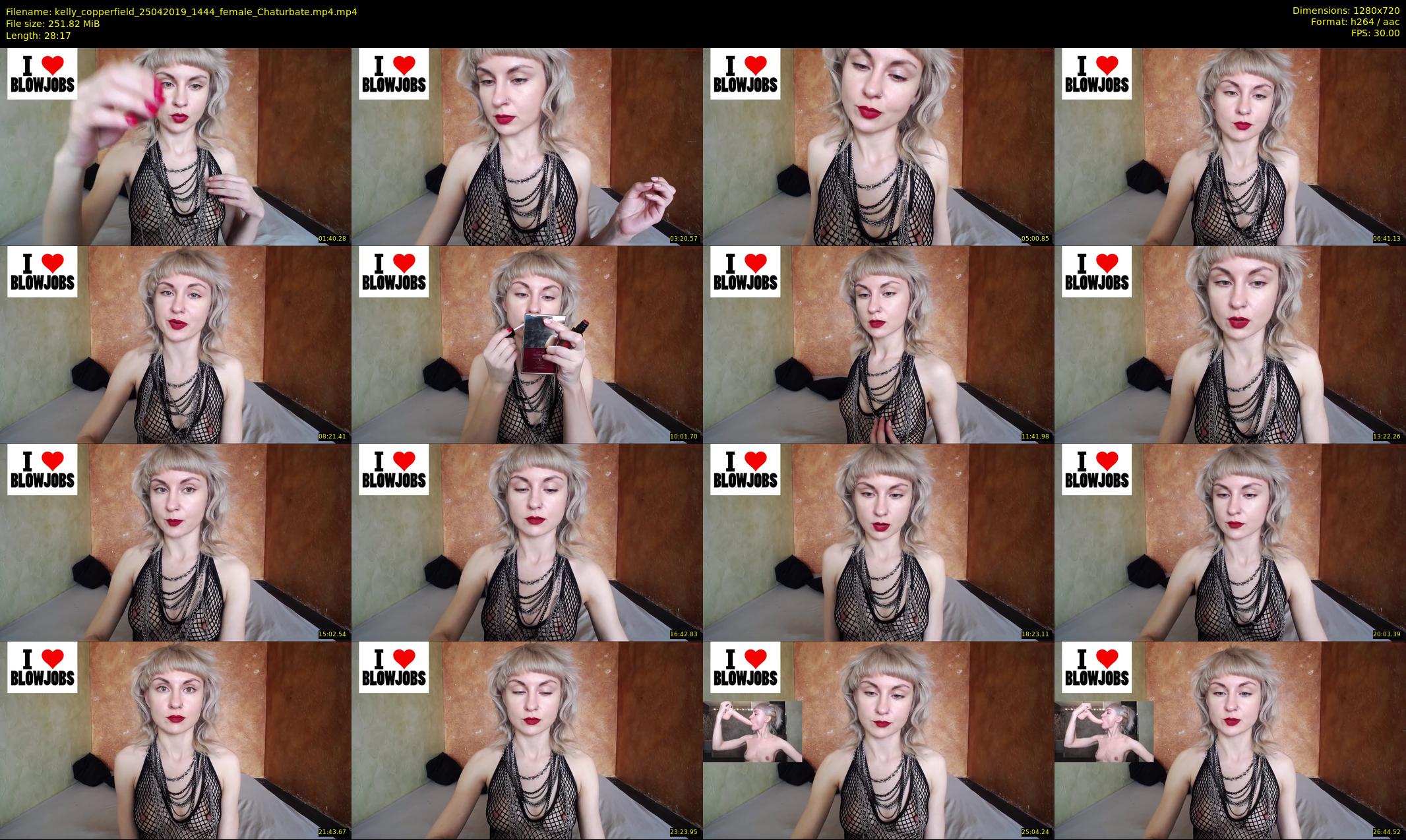 kelly_copperfield — 29 minute Chaturbate female cam show recording, 720p, Apr 25, 2019