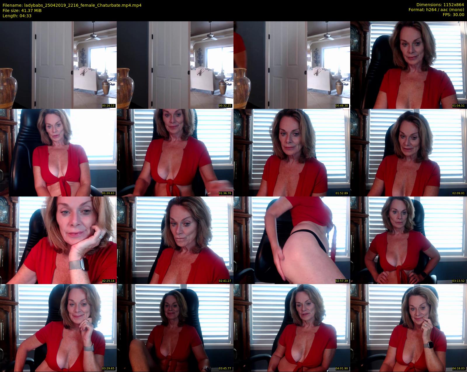 ladybabs — 5 minute Chaturbate female cam show recording, 720p, Apr 25, 2019