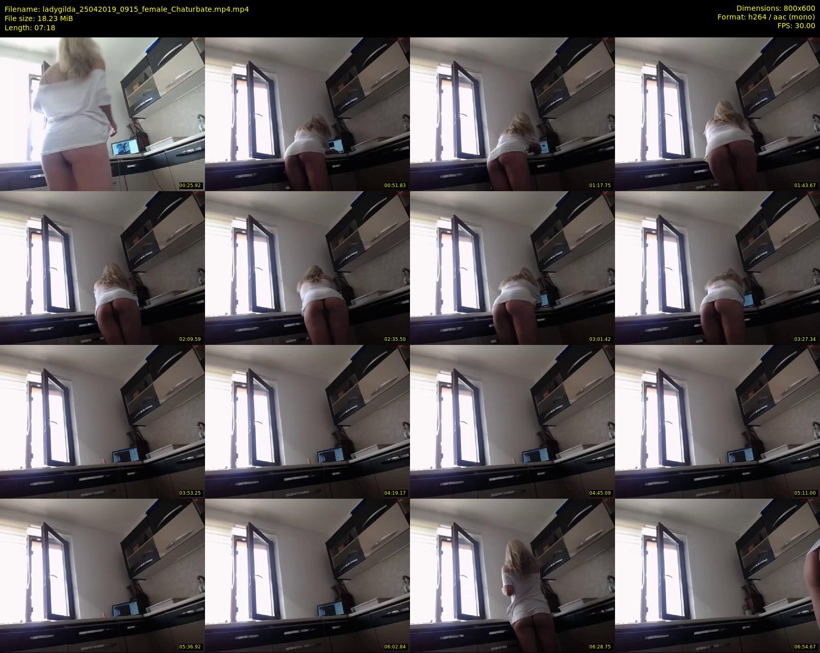 ladygilda — 8 minute Chaturbate female cam show recording, 480p, Apr 25, 2019
